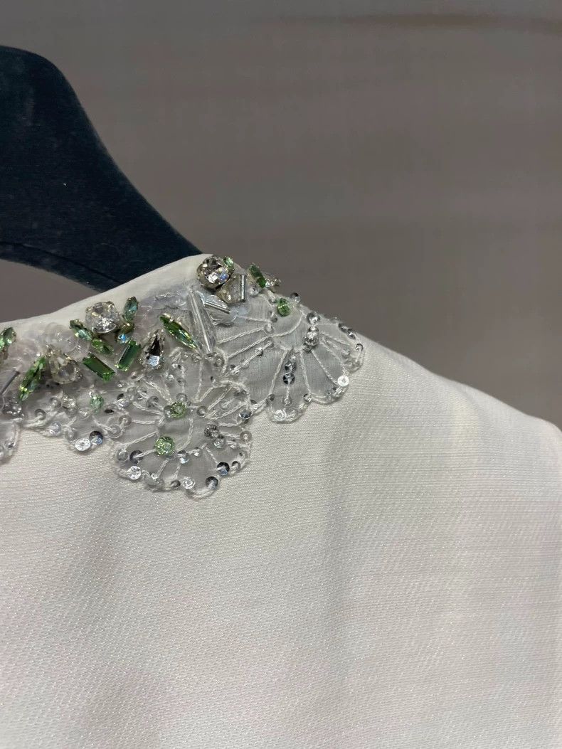 Valentino Valentino Round neck embroidered slim sleeveless dress Size M / US 6-8 / IT 42-44 - 8 Thumbnail