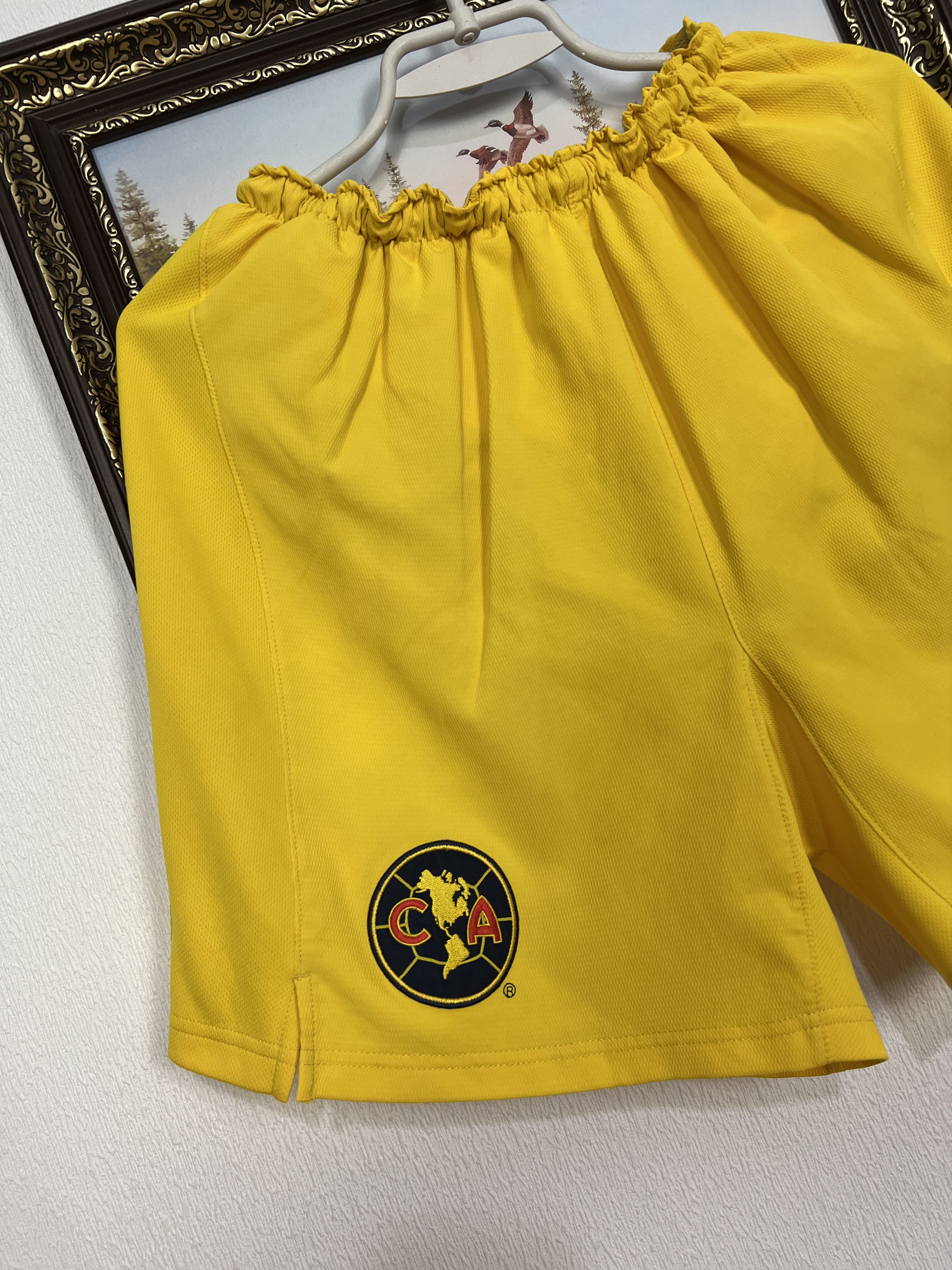 Nike Vintage Nike Club America Football Shorts Soccer Athletic Size US 32 / EU 48 - 3 Thumbnail
