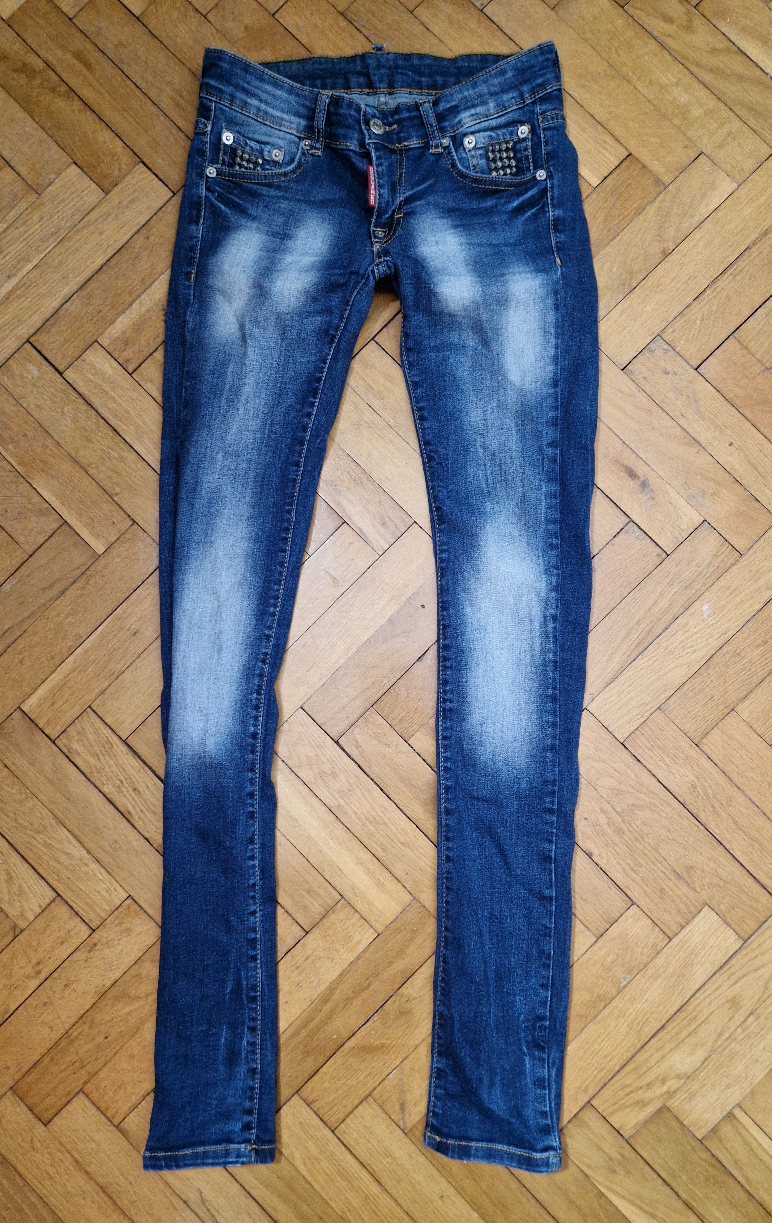Dsquared2 × Vintage Dsquared2 vintage low waist skinny denim pants Size 27" / US 4 / IT 40 - 1 Thumbnail
