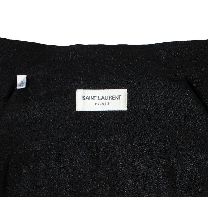 Saint Laurent Paris Saint Laurent, Black glitter shirt Size US S / EU 44-46 / 1 - 6 Thumbnail