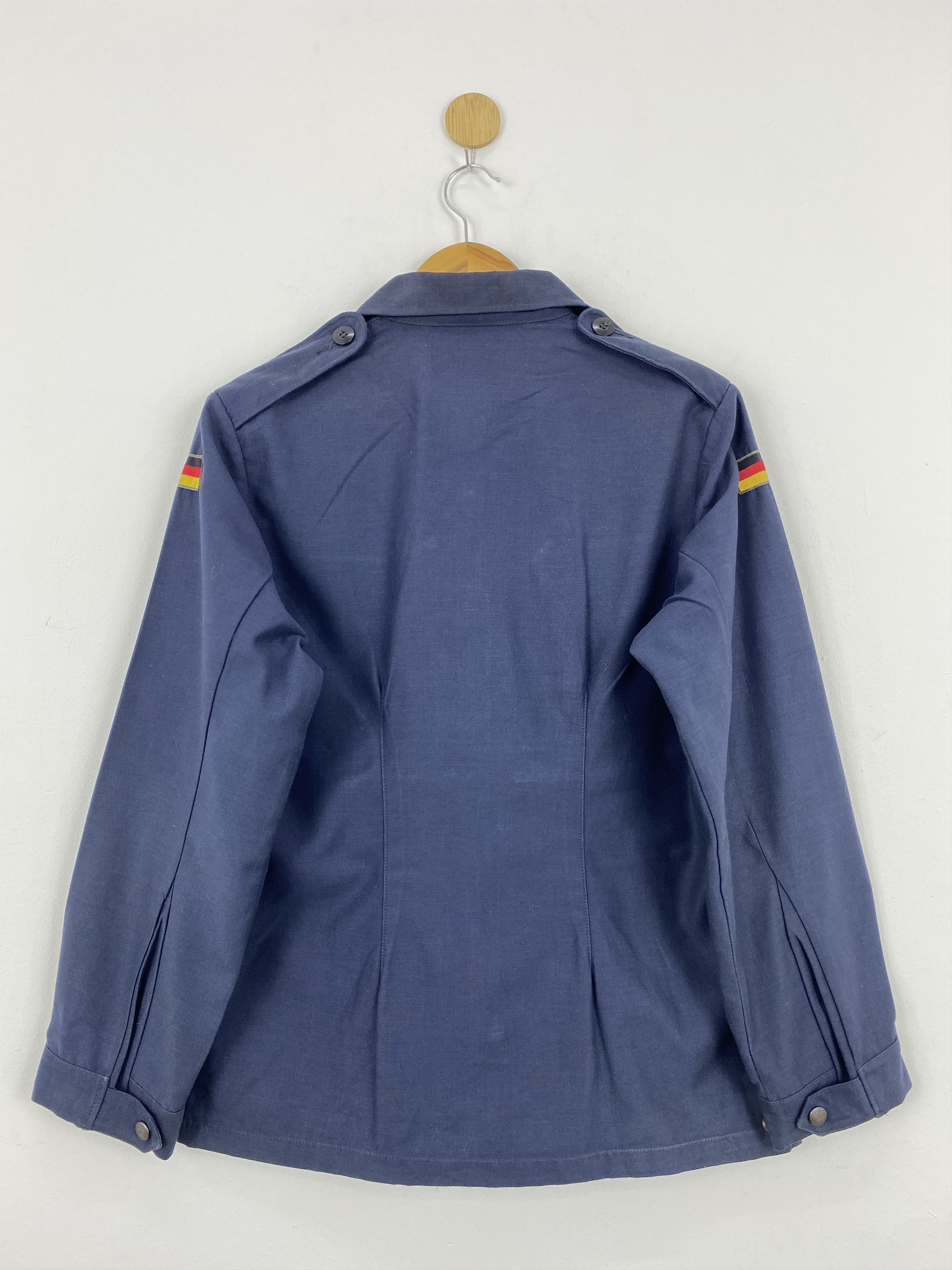 Vintage 80s Vintage Germany Military Denim Jacket J1806 Size US XS / EU 42 / 0 - 3 Thumbnail
