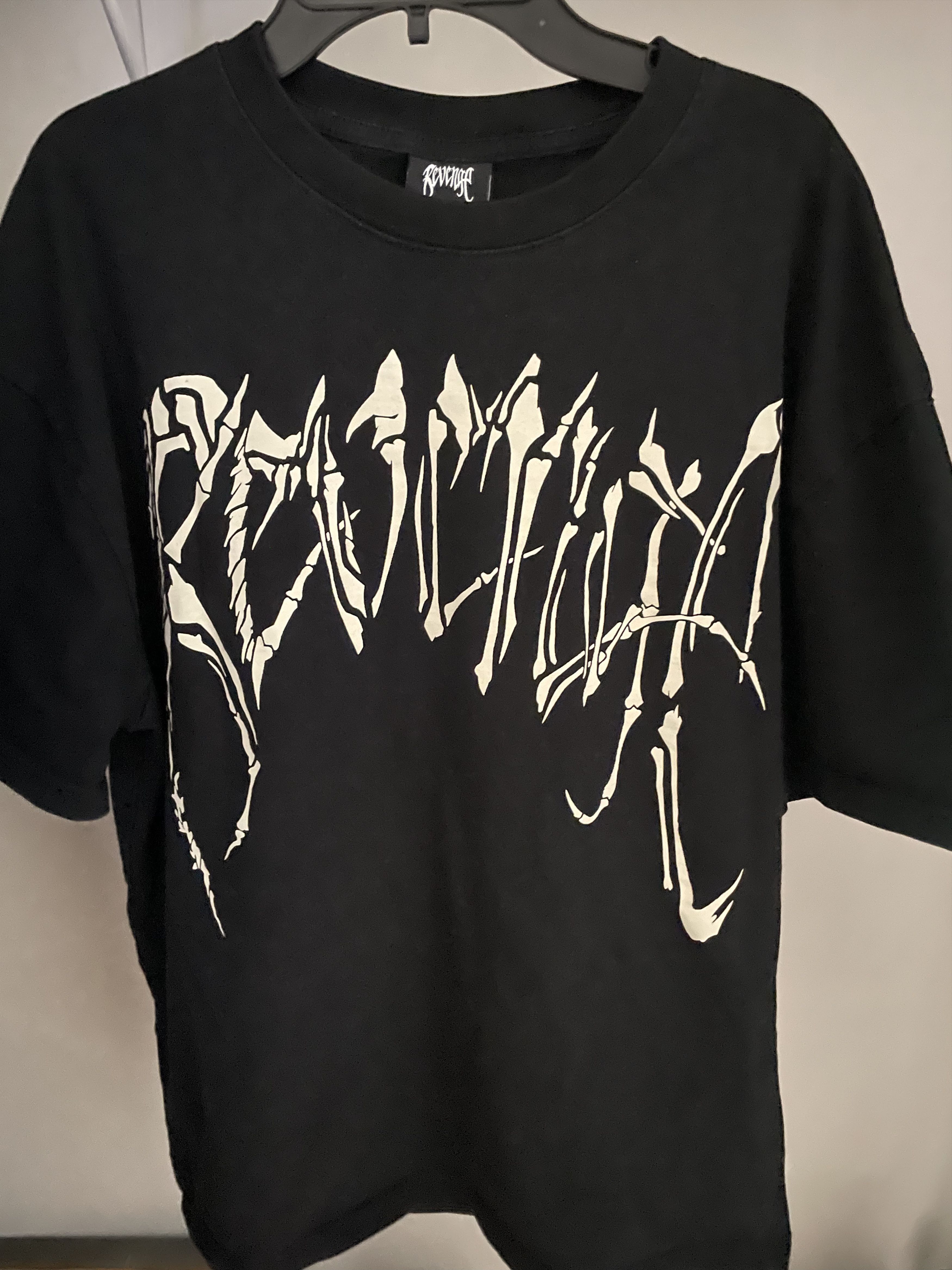 Revenge Bone Black Tee