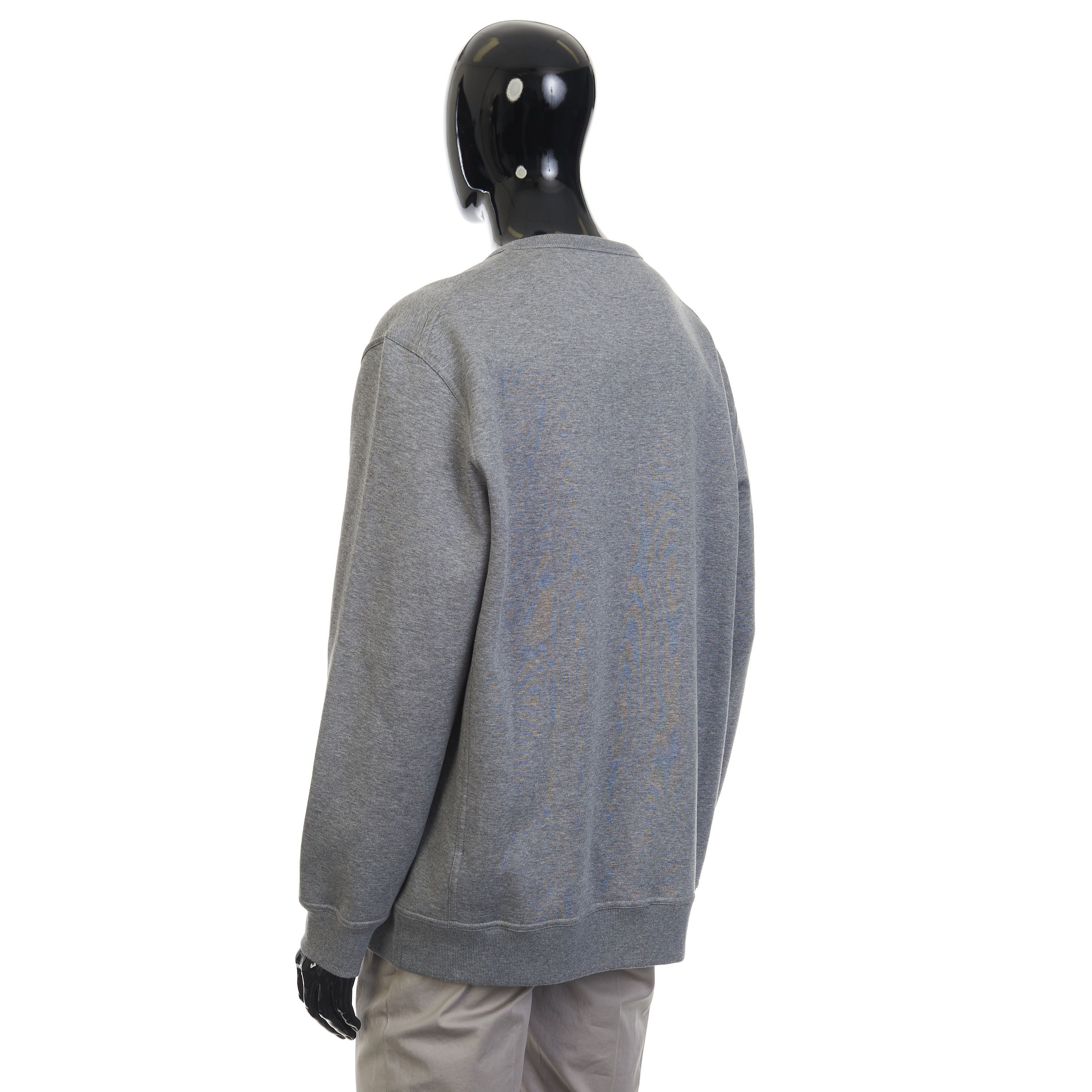 Brunello Cucinelli Gray Crewneck Sweatshirt - Cotton, Cashmere & Silk Blend Size US XL / EU 56 / 4 - 4 Thumbnail