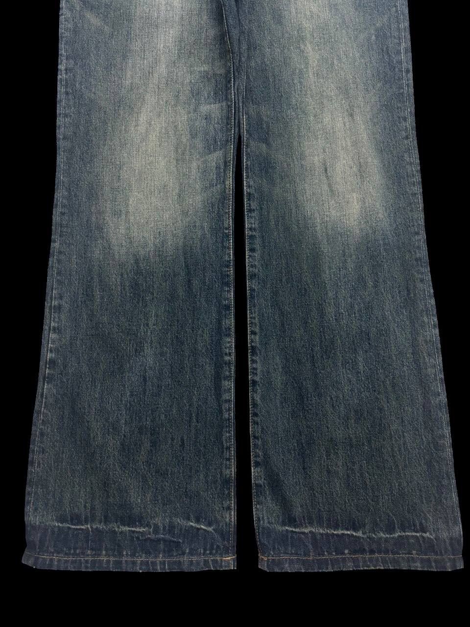 Japanese Brand × Vintage FLARED 90s Style Benton Original Boot Mudwash Sick Jeans Size US 36 / EU 52 - 7 Thumbnail
