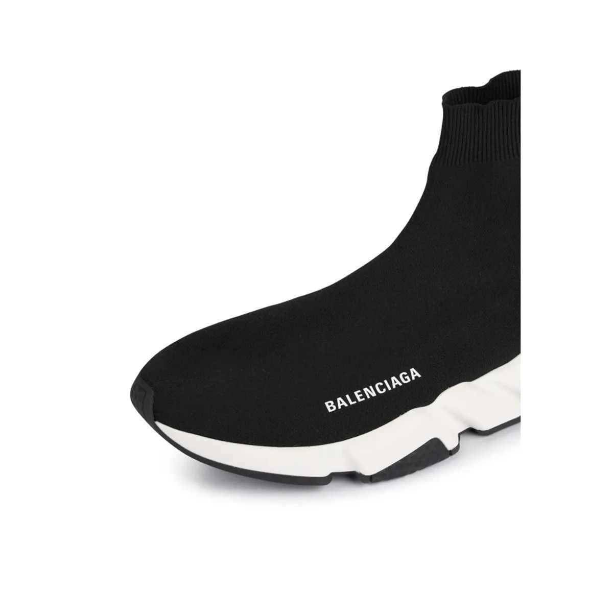 Balenciaga o1w1db10126 Speed Recycled Knit Sneakers in Black Size US 7 / EU 40 - 3 Thumbnail