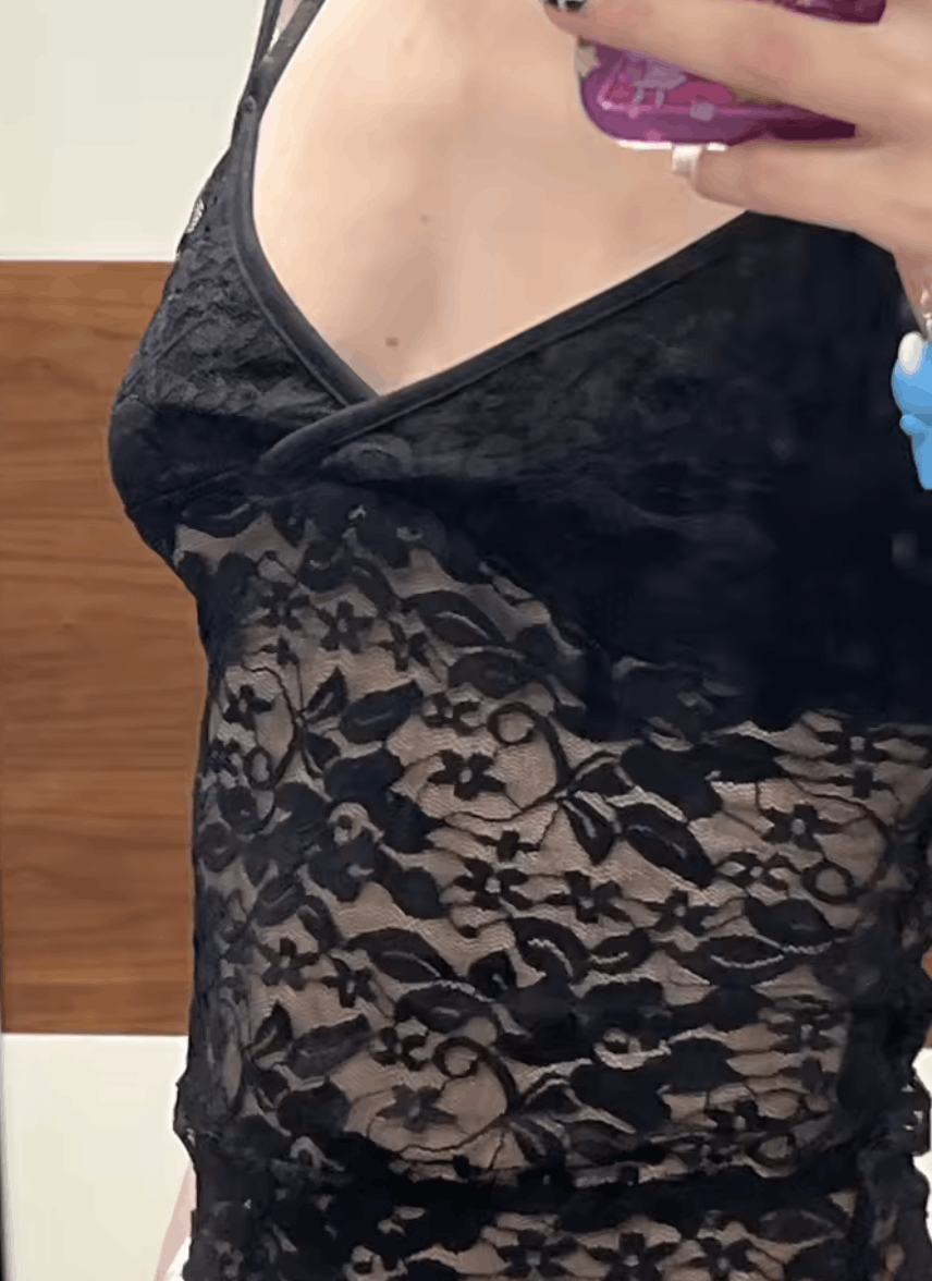 Other Lace Black Cami Top Size S / US 4 / IT 40 - 3 Thumbnail