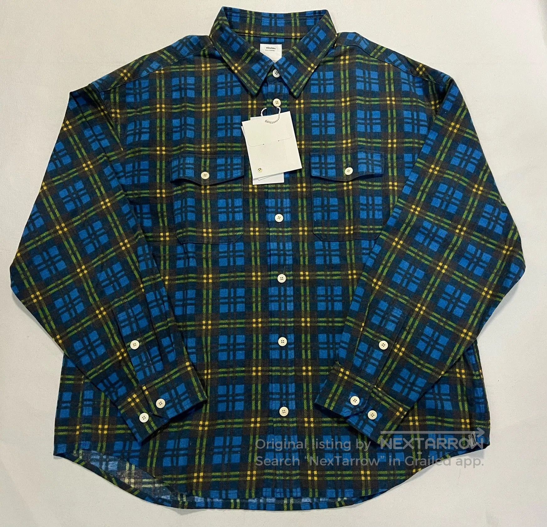 Visvim VISVIM 24SS PIONEER KHADI CHECK L/S shirt | Grailed