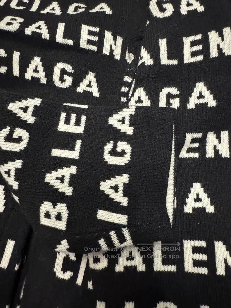 Balenciaga Balenciaga Logo Knit Cardigan Size US L / EU 52-54 / 3 - 3 Thumbnail