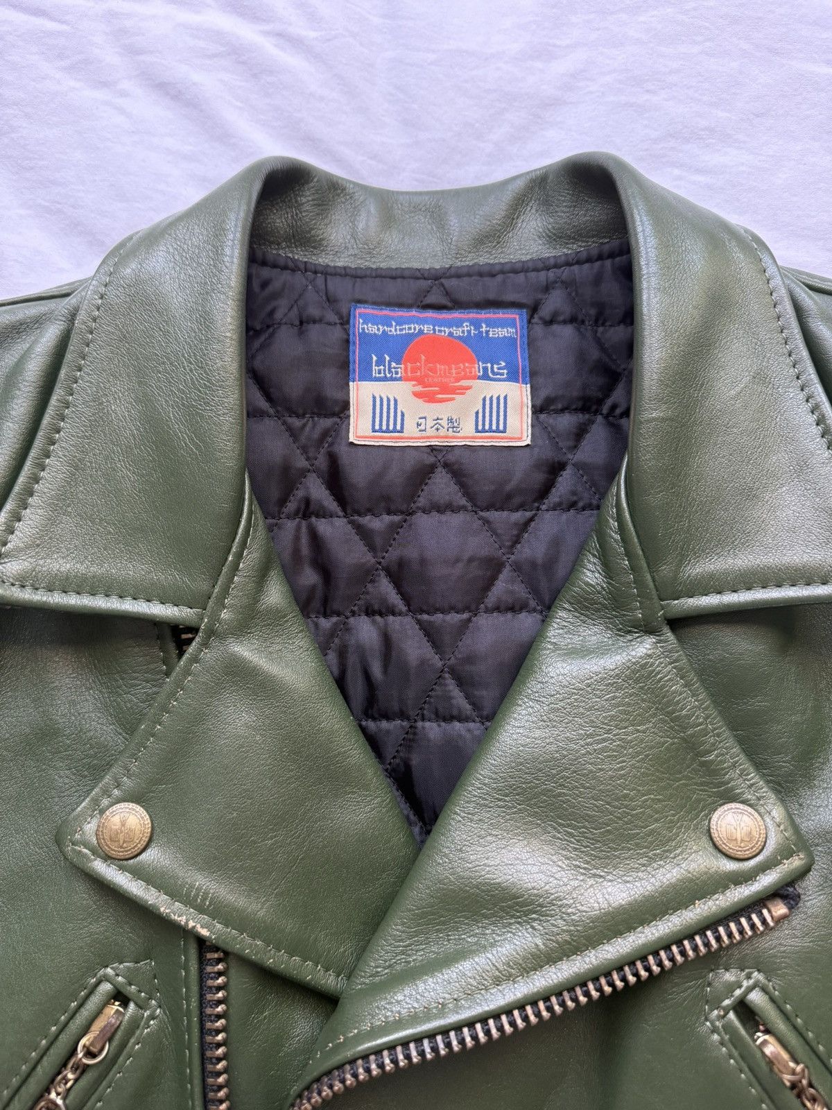 Blackmeans Blackmeans Double Rider Jacket Size US L / EU 52-54 / 3 - 6 Thumbnail