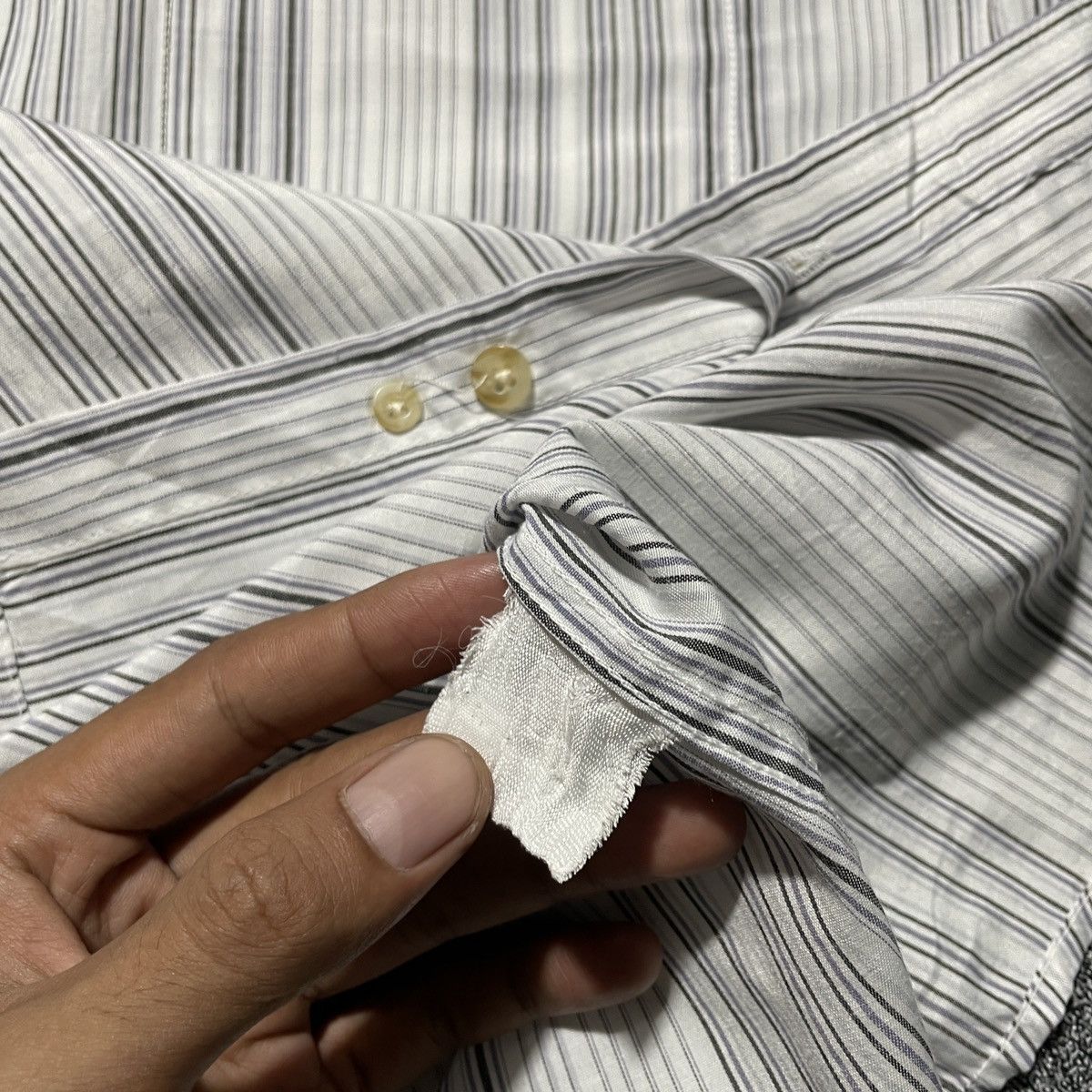 Balenciaga × Issey Miyake × Stone Island Vintage Stone Island Pocket Shirts Size US XL / EU 56 / 4 - 5 Thumbnail