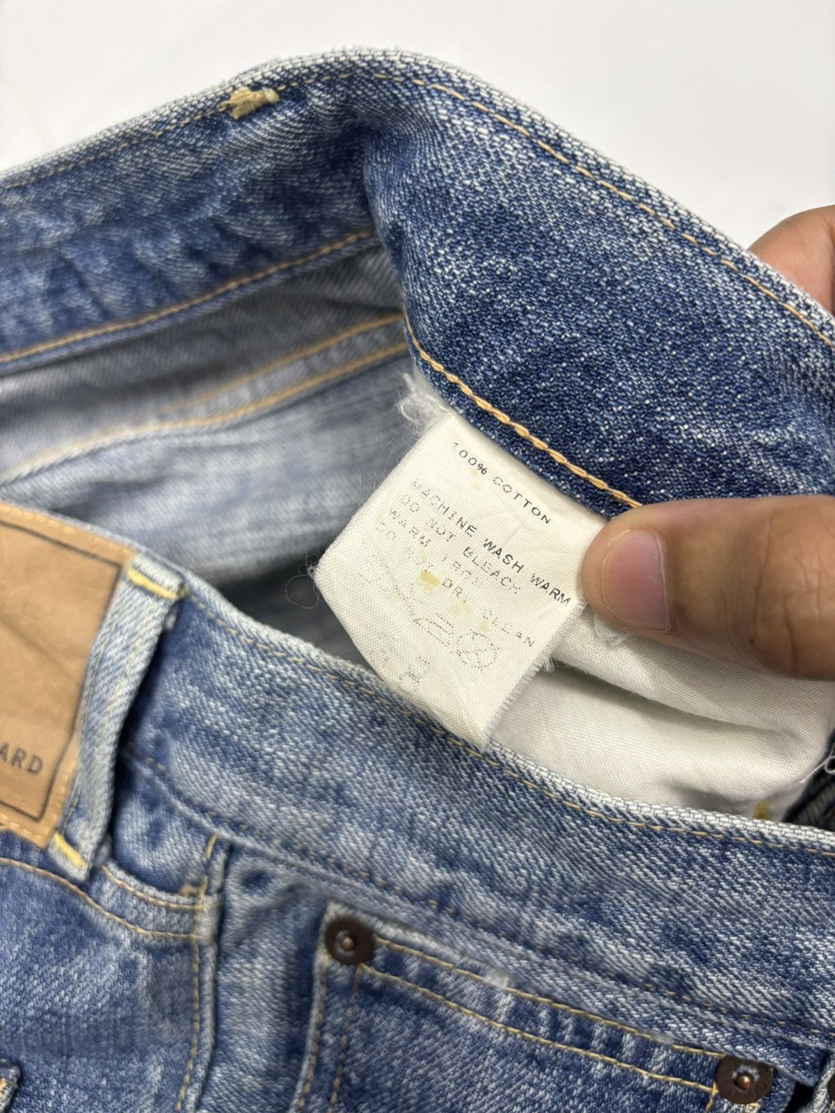 Kapital VINTAGE JOURNAL STANDARD JAPAN DISTRESSED DENIM JEANS Size US 30 / EU 46 - 9 Thumbnail
