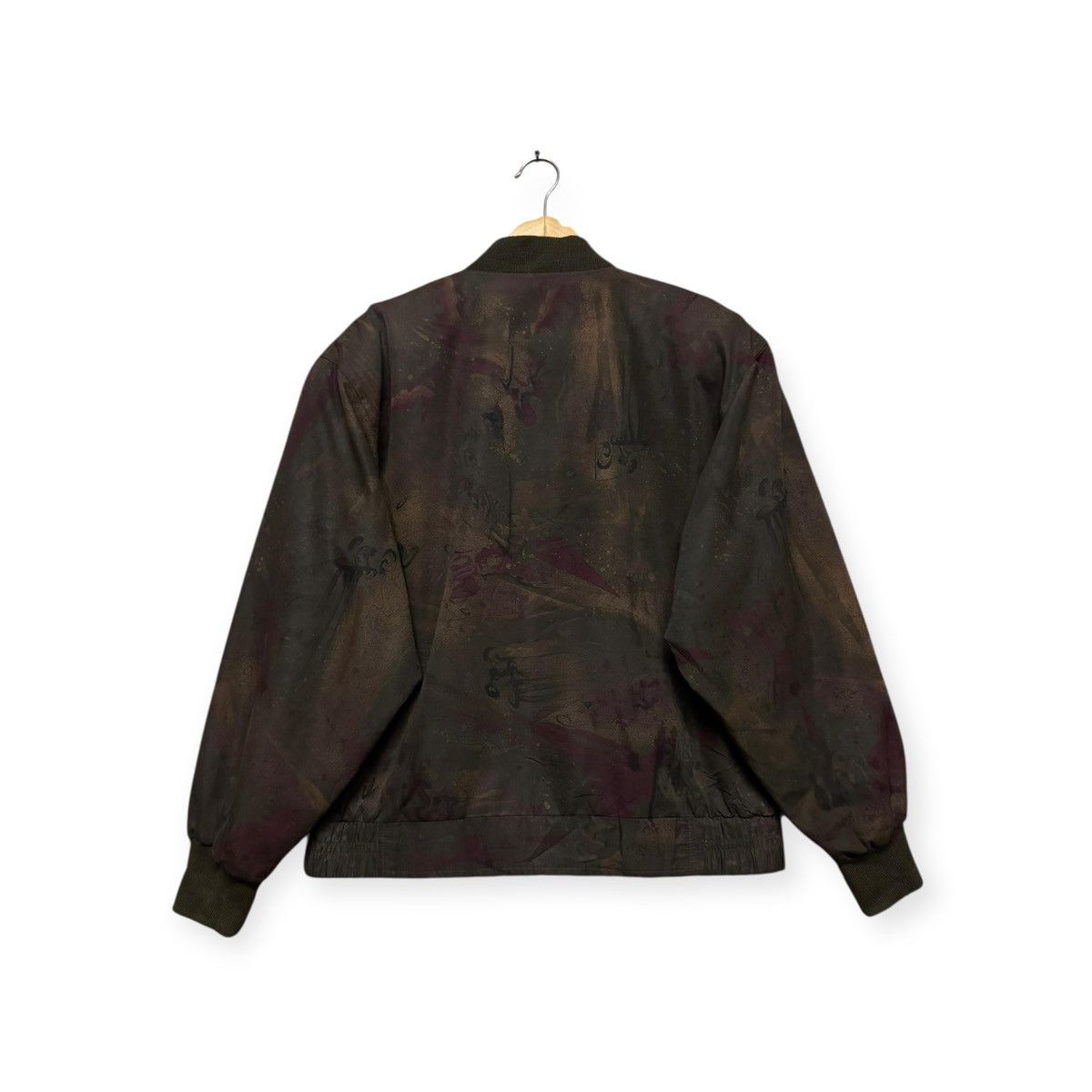 Yves Saint Laurent Vtg🔥90’s YSL PourHomme Abstract Reversible Bomber Jacket Size US M / EU 48-50 / 2 - 2 Thumbnail