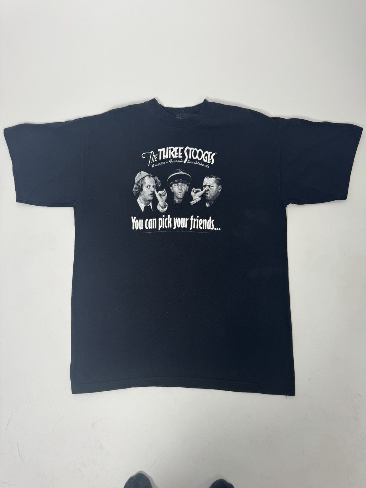 Vintage The threee stooges Cronies Vintage Tee Size US XL / EU 56 / 4 - 1 Thumbnail