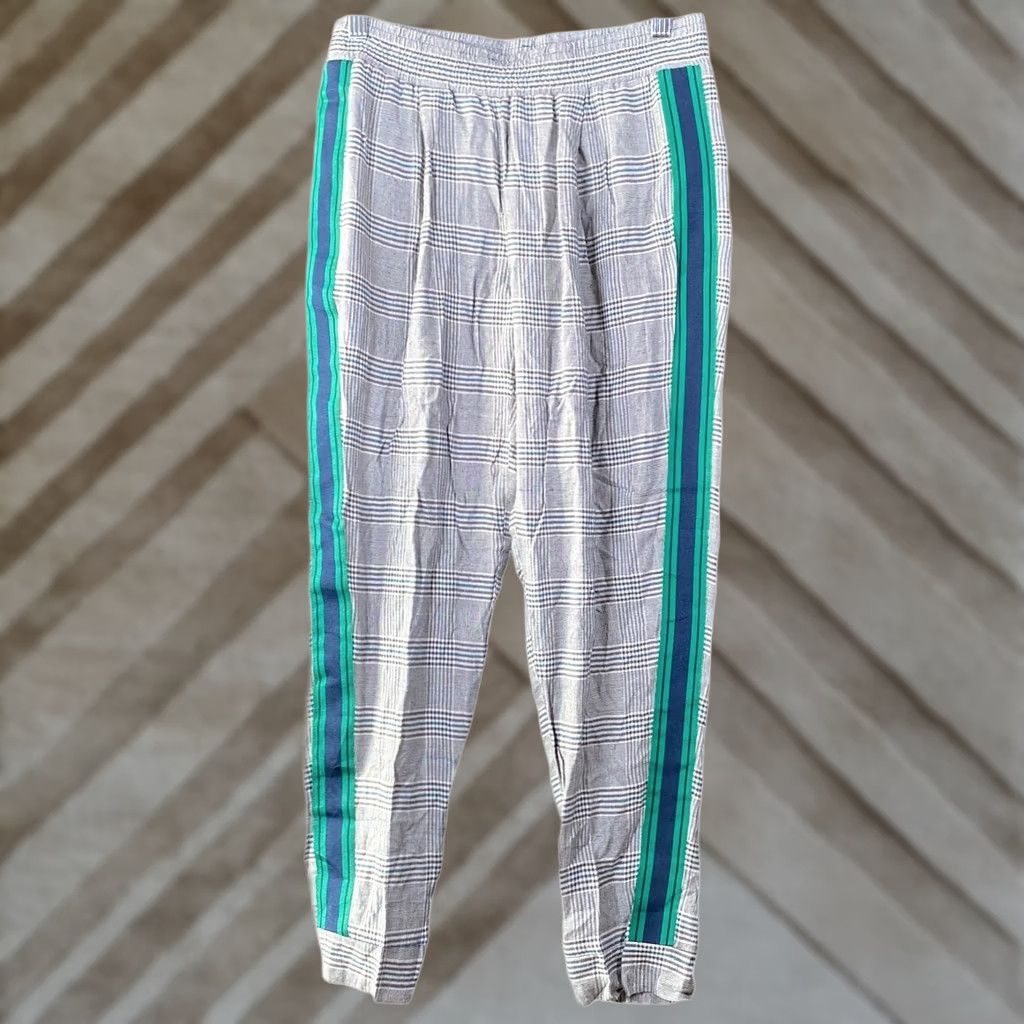 Zara Zara Basic Womens Pants Gray Micro Plaid Mid Rise Z1975 Ankle Stretch Small Size 28" / US 6 / IT 42 - 1 Thumbnail