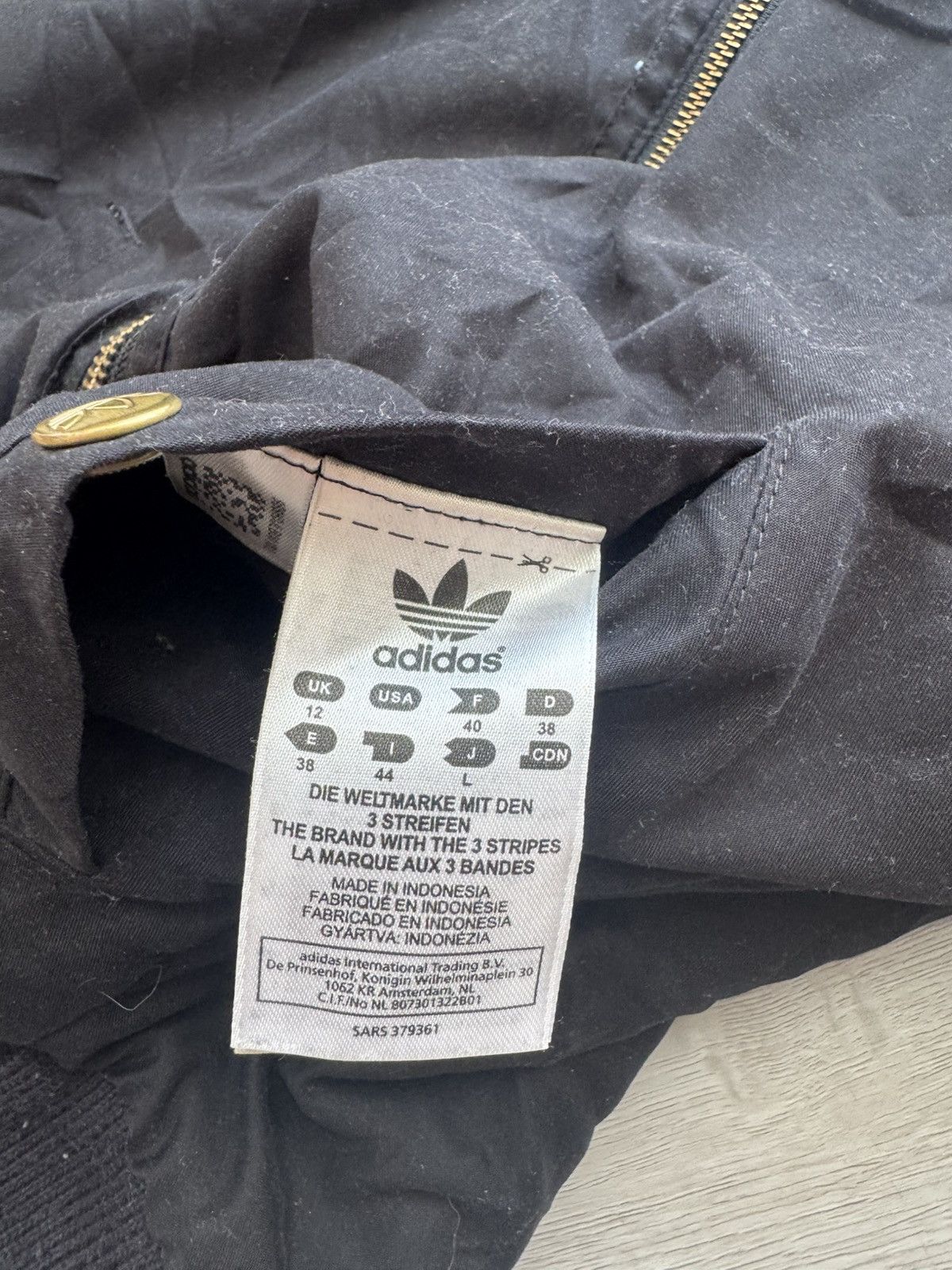 Adidas Vintage Y2K Adidas Faux Fur Down Brown Bomber Jacket Utility Size US L / EU 52-54 / 3 - 14 Thumbnail