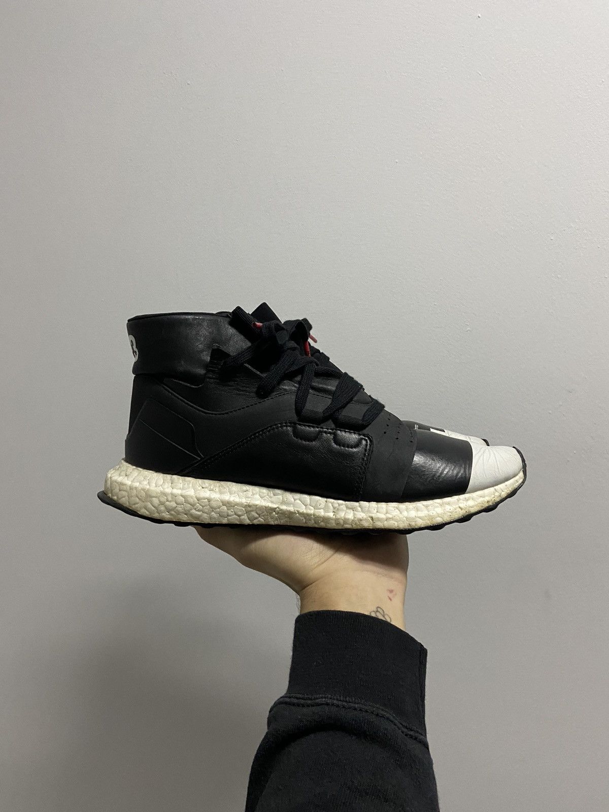 Nike × Vintage Y-3 yohji Yamamoto adidas hi top sneakers vintage boost Size US 8 / EU 41 - 2 Thumbnail