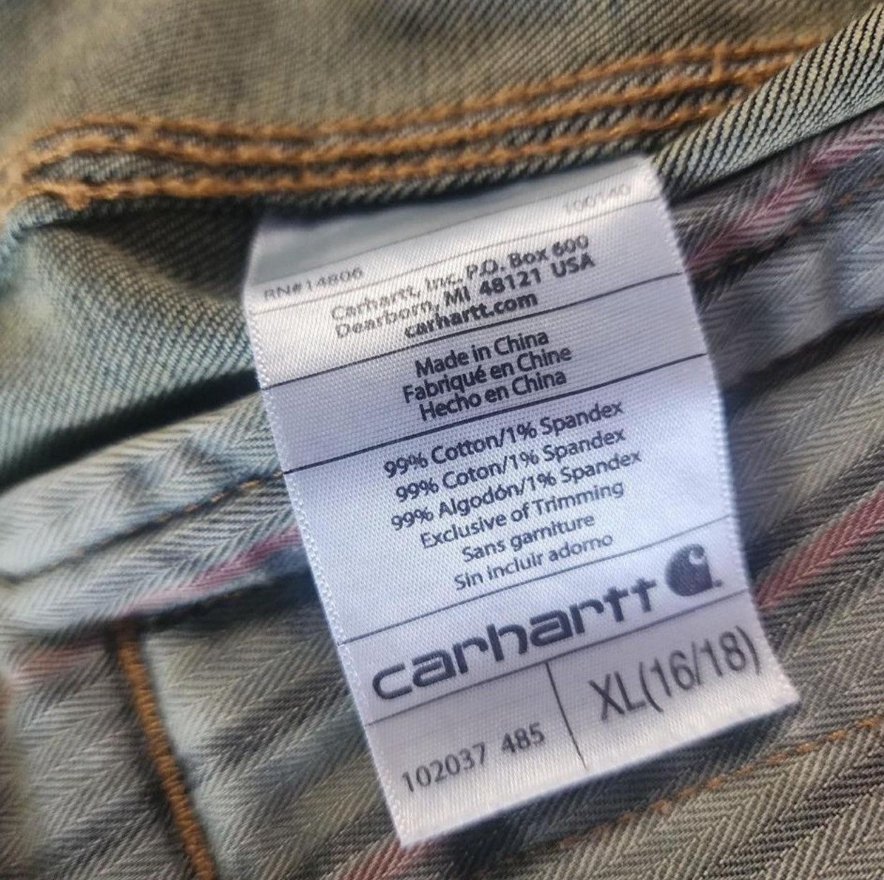 Carhartt Vintage Carhartt Navy Blue Denim Jean Jacket Size US XL / EU 56 / 4 - 6 Thumbnail