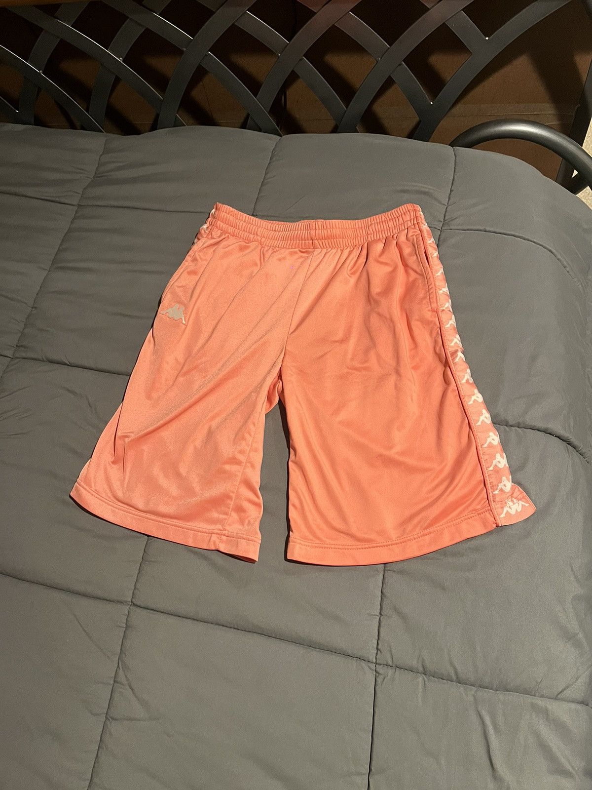 Kappa Kappa Logo Velour Shorts Size US 29 - 1 Thumbnail