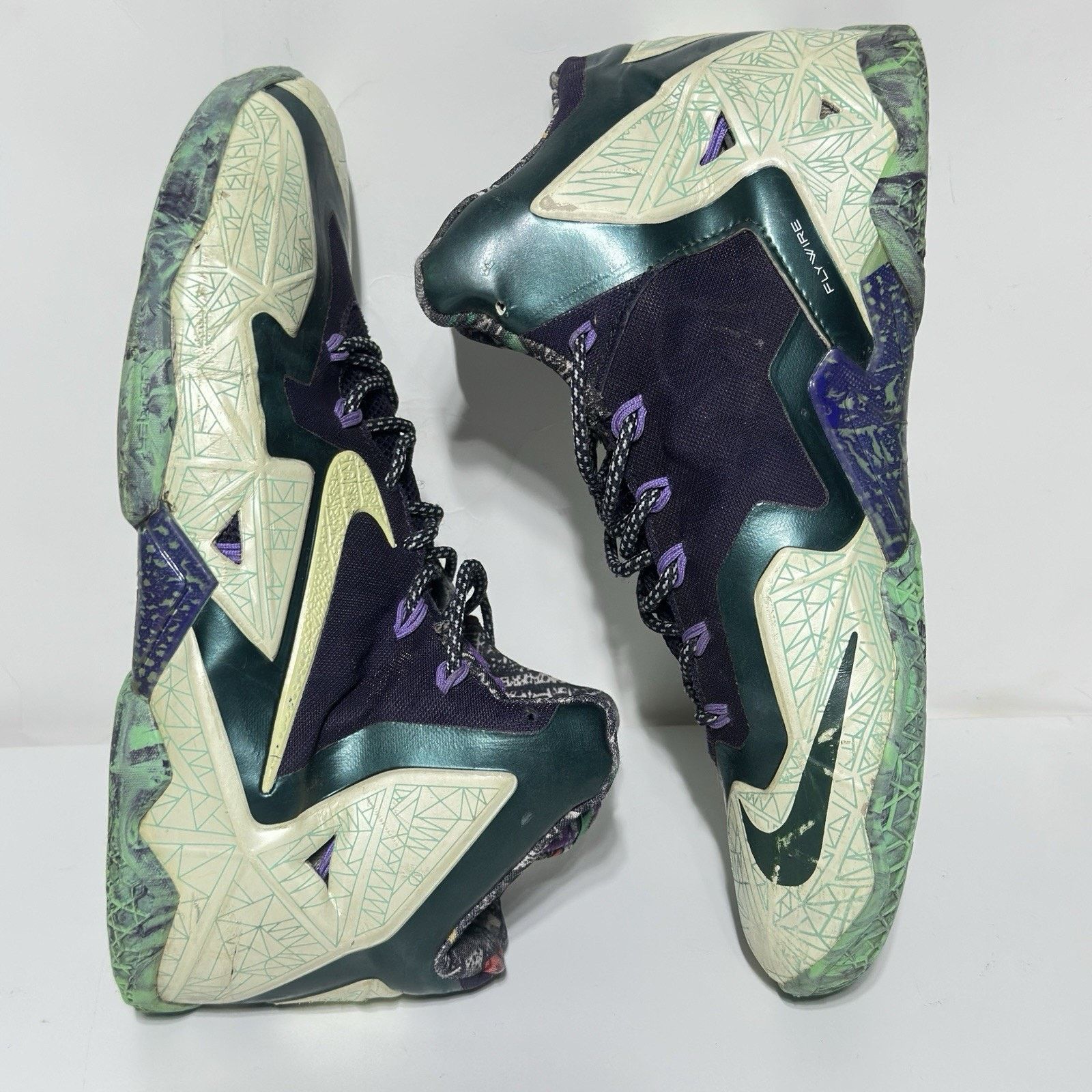 Nike 647780 735 Nike LeBron 11 Nola Gumbo Multicolor Size 8 Size US 11 / EU 44 - 3 Thumbnail