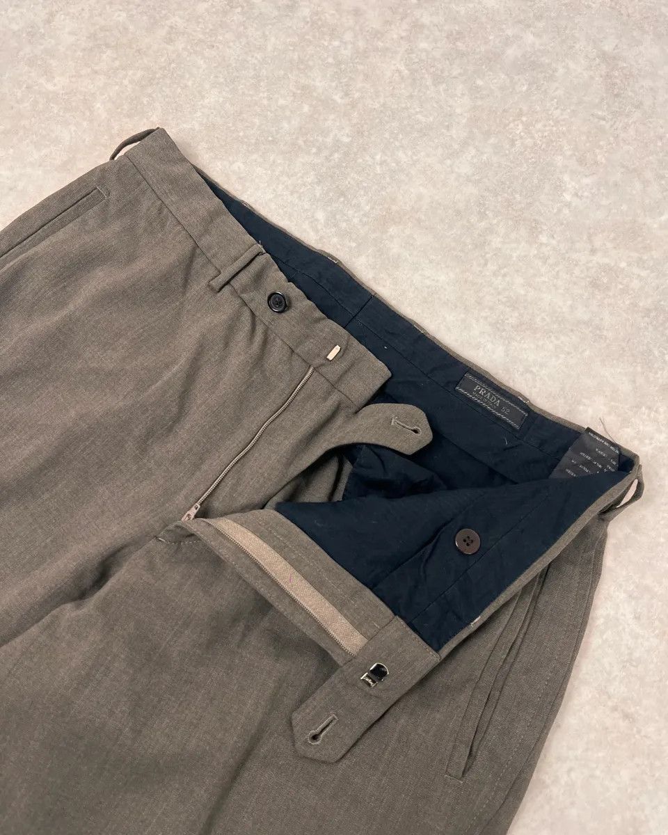 Prada 2000s Prada Classic Grey Relaxed Pants Size US 33 - 7 Thumbnail