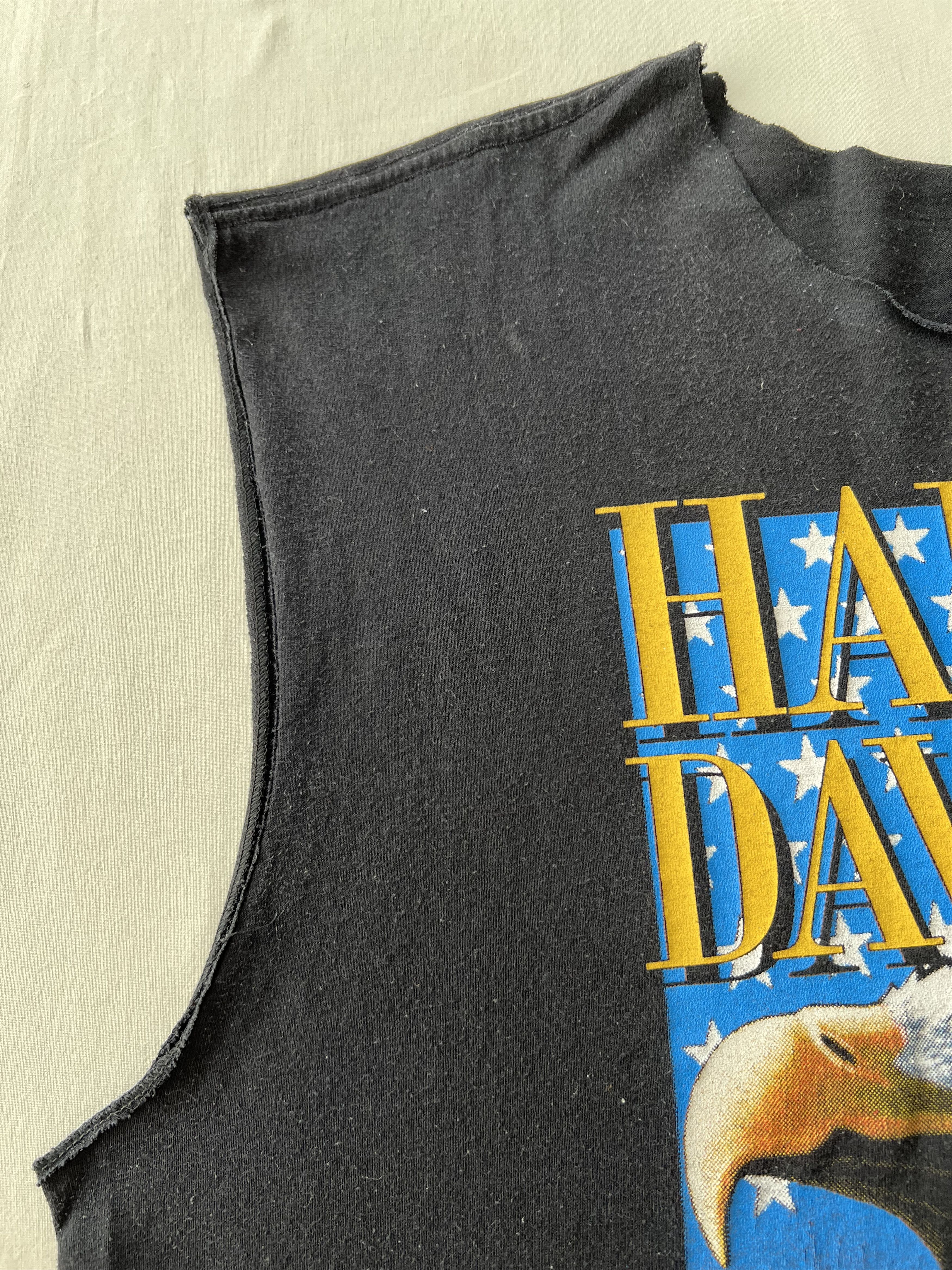 Harley Davidson Vintage 1991 3D Emblem Harley Davidson Eagle USA Tank Top Size US L / EU 52-54 / 3 - 10 Thumbnail
