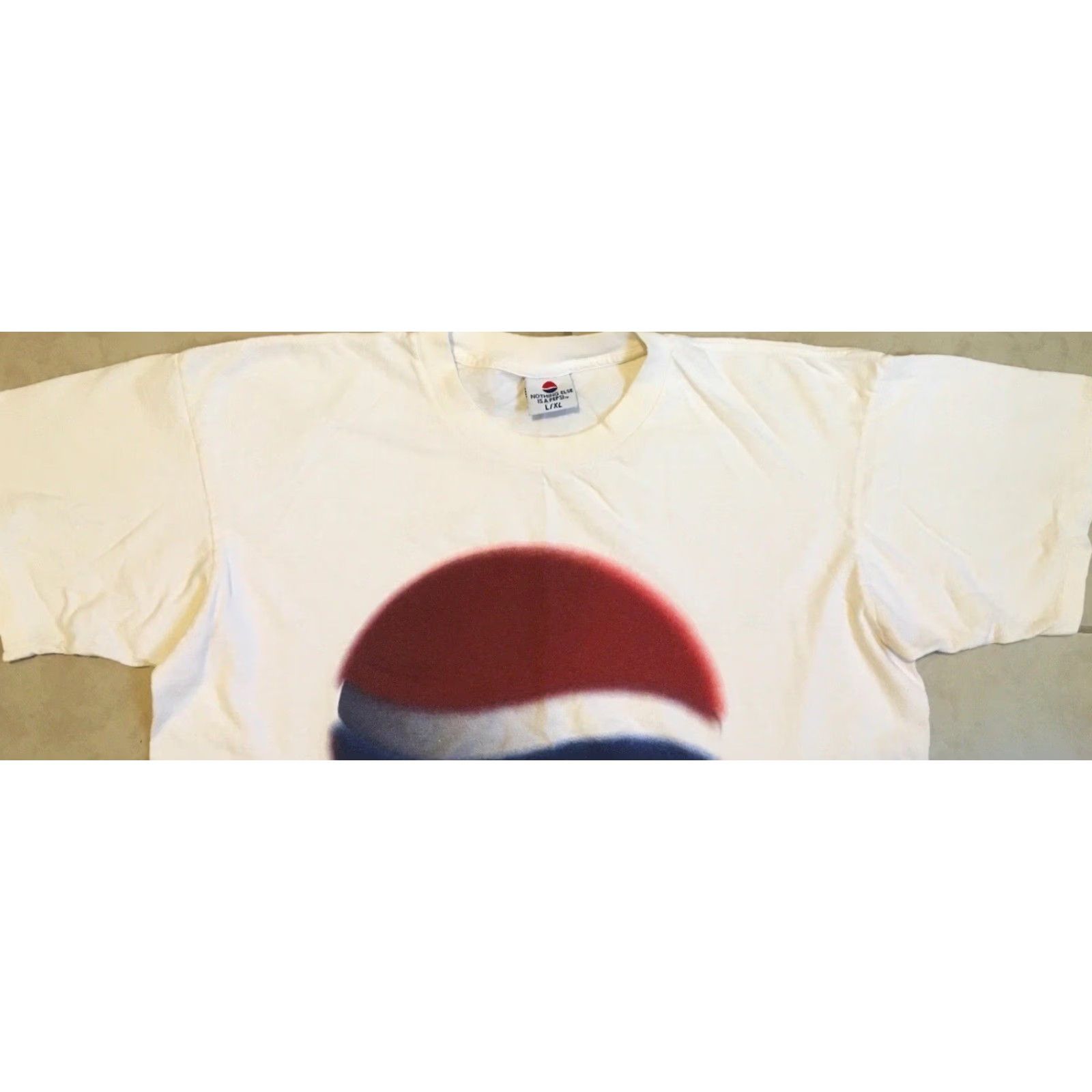 Vintage Vtg 90s Pepsi Faded Promo Shirt XL USA Graphic Tee Men White Surf Grunge 80s 90s Coca Cola Coke Drink USA Pepsi Cradle Ghost Single Stitch Vintage Size US XL / EU 56 / 4 - 7 Thumbnail