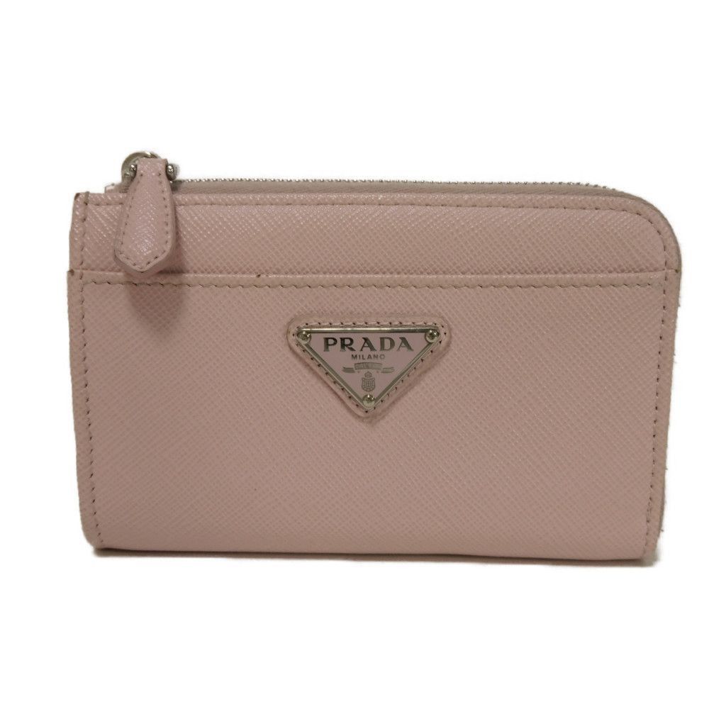 Prada Prada 1PP122 Saffiano Coin Case Key Holder Leather Coin Case 1PP122 DUTY FREE for USA