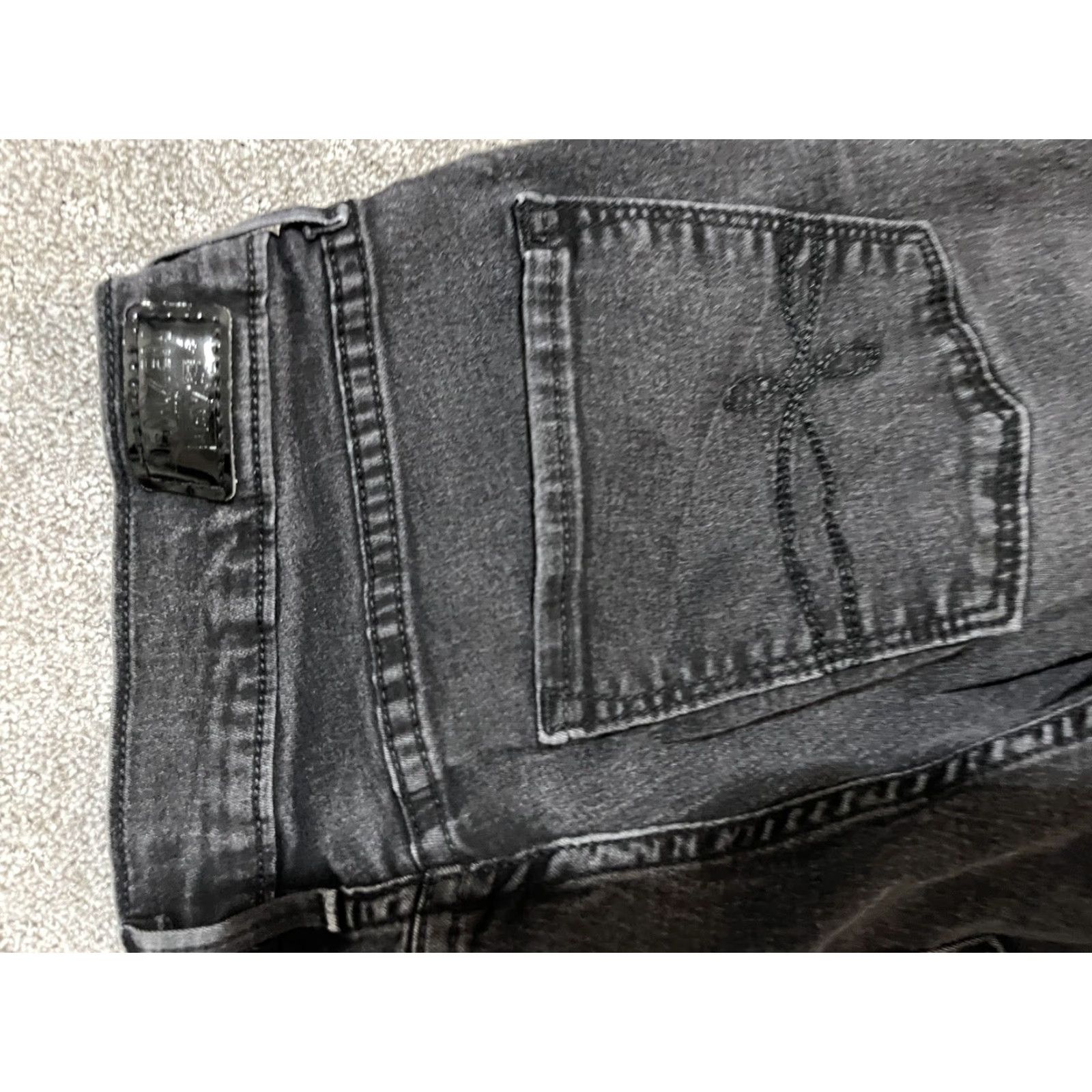 Denizen DENIZEN Curvy Skinny Jeans Women's 26x27 Black Mid Rise Cotton Blend Denim Casual Size 26" / US 2 / IT 38 - 6 Thumbnail