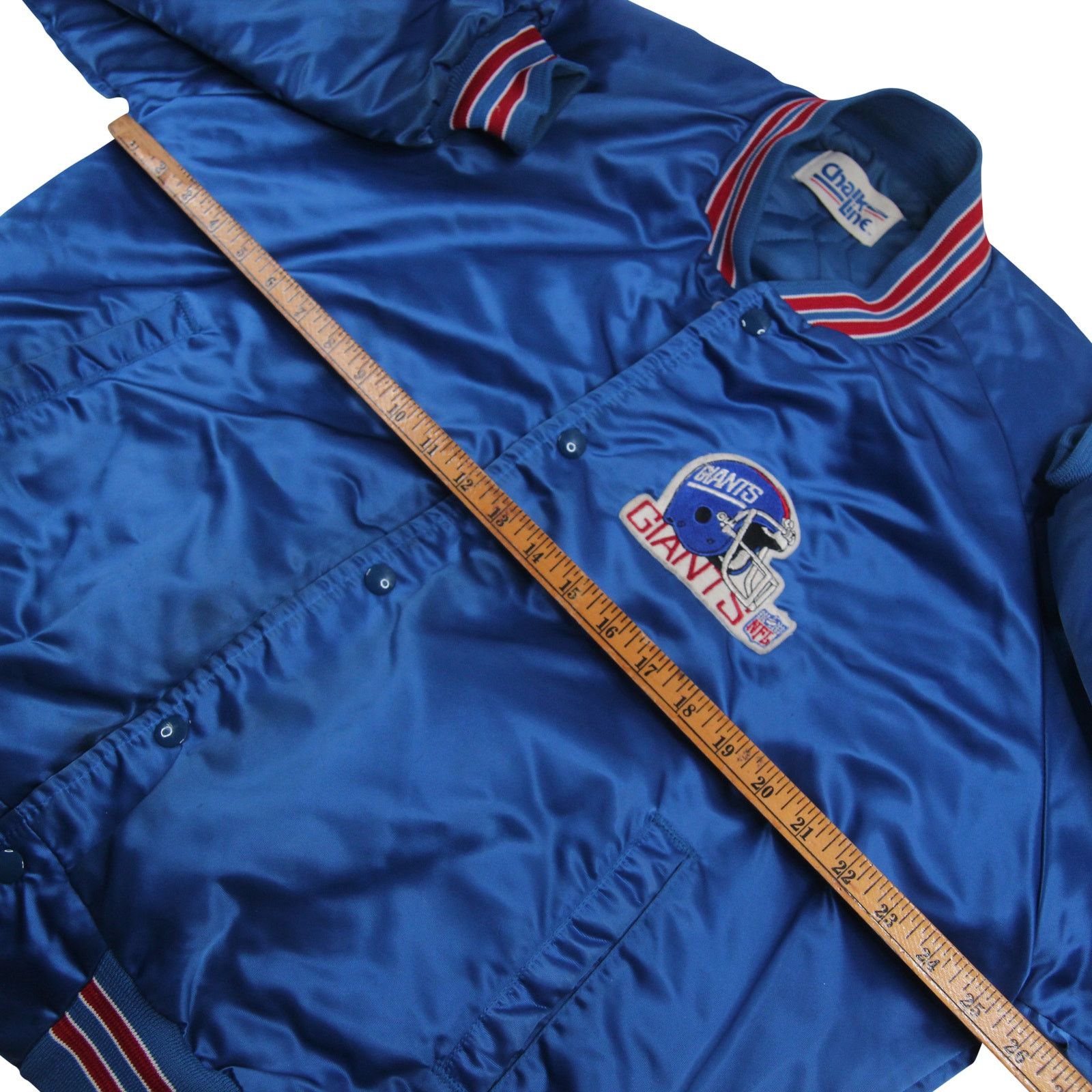 Chalk Line × NFL × Vintage Vintage Chalk Line New York Giants Satin Jacket Size US XL / EU 56 / 4 - 6 Thumbnail