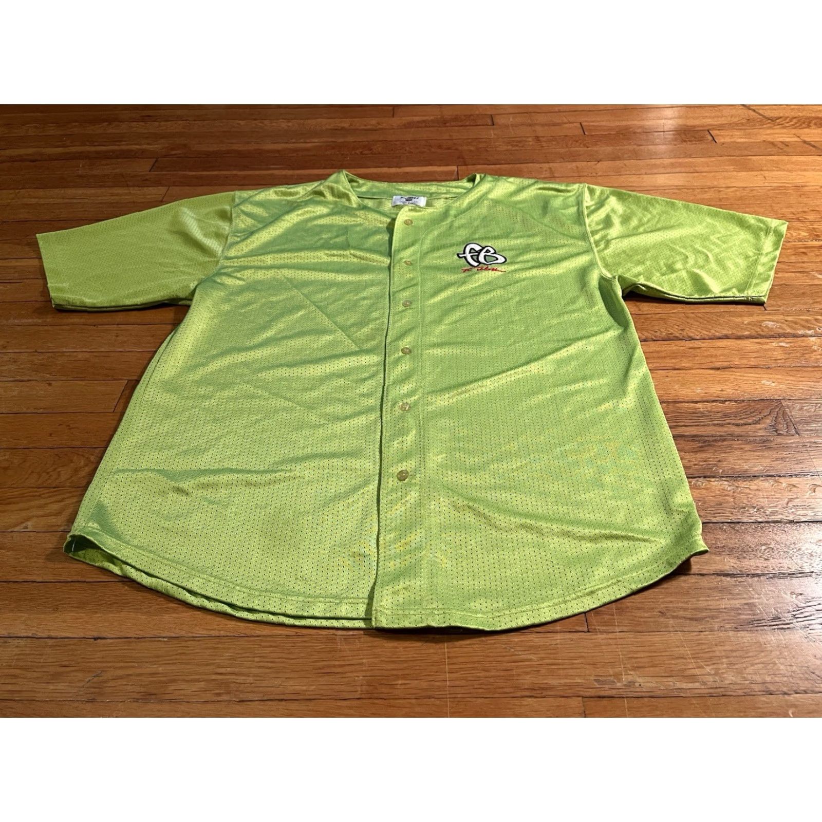 Fubu VINTAGE Fubu Baseball Jersey Men’s 2XL Green 90s Jersey Mens Shirt Size US XXL / EU 58 / 5 - 2 Thumbnail