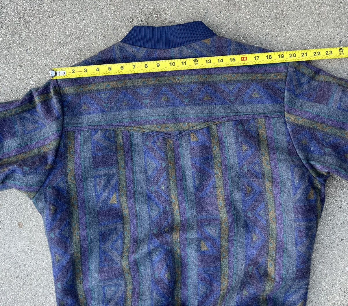 Other Vintage Saddle King Western Navajo Aztec Bomber Jacket Size US M / EU 48-50 / 2 - 7 Thumbnail
