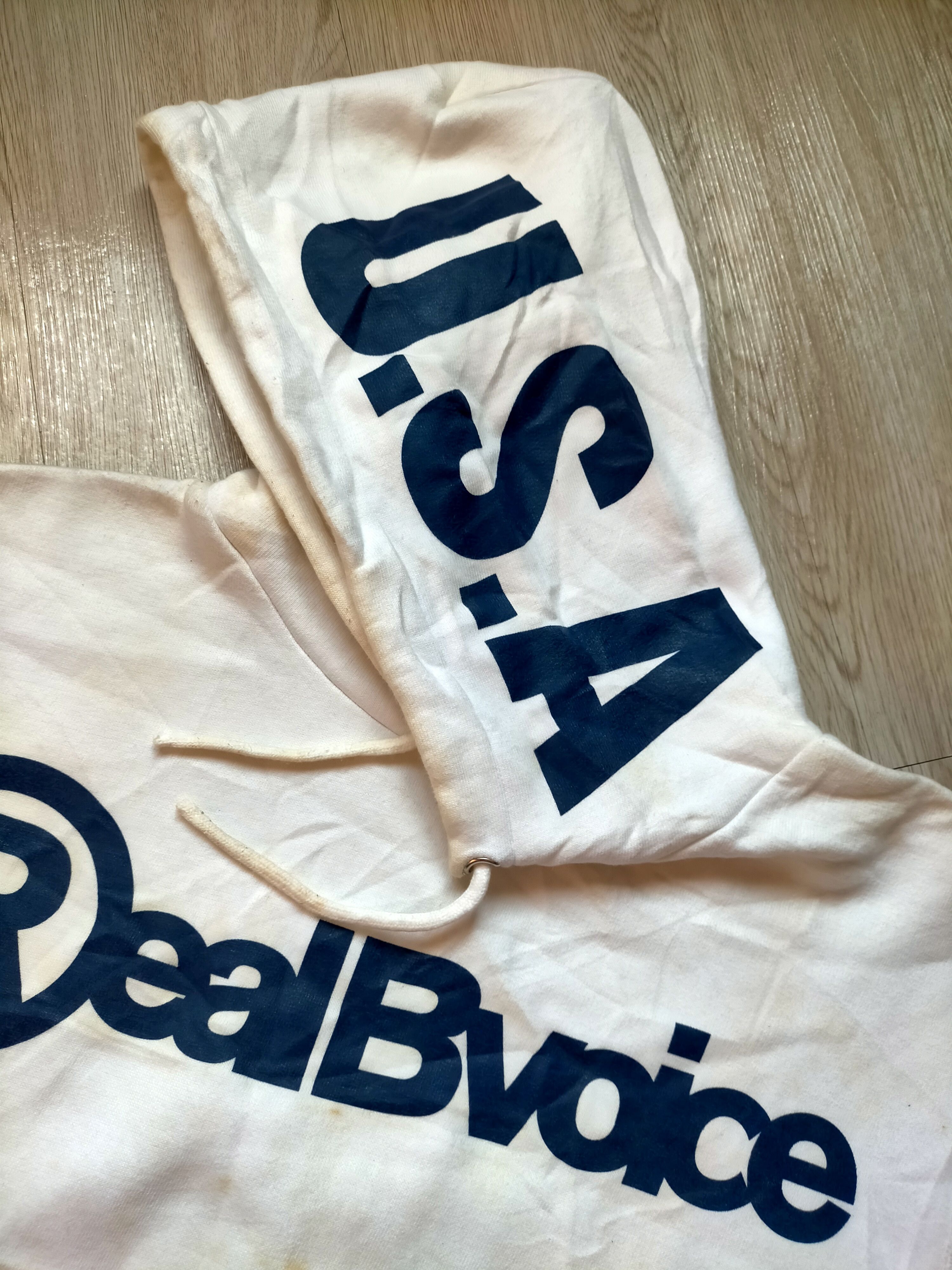 Japanese Brand Real Bvoice Sweatshirt Hoodie White Size S Size US S / EU 44-46 / 1 - 7 Thumbnail