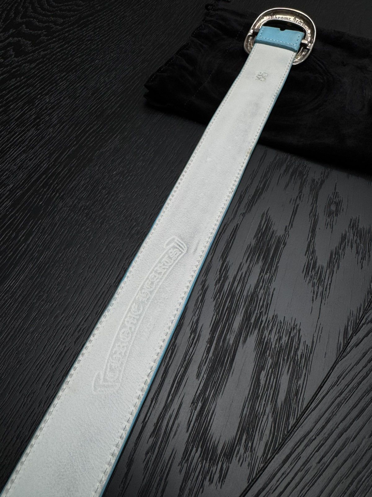 Chrome Hearts Chrome Hearts Cyan Gunslinger Belt Size 38 - 7 Thumbnail