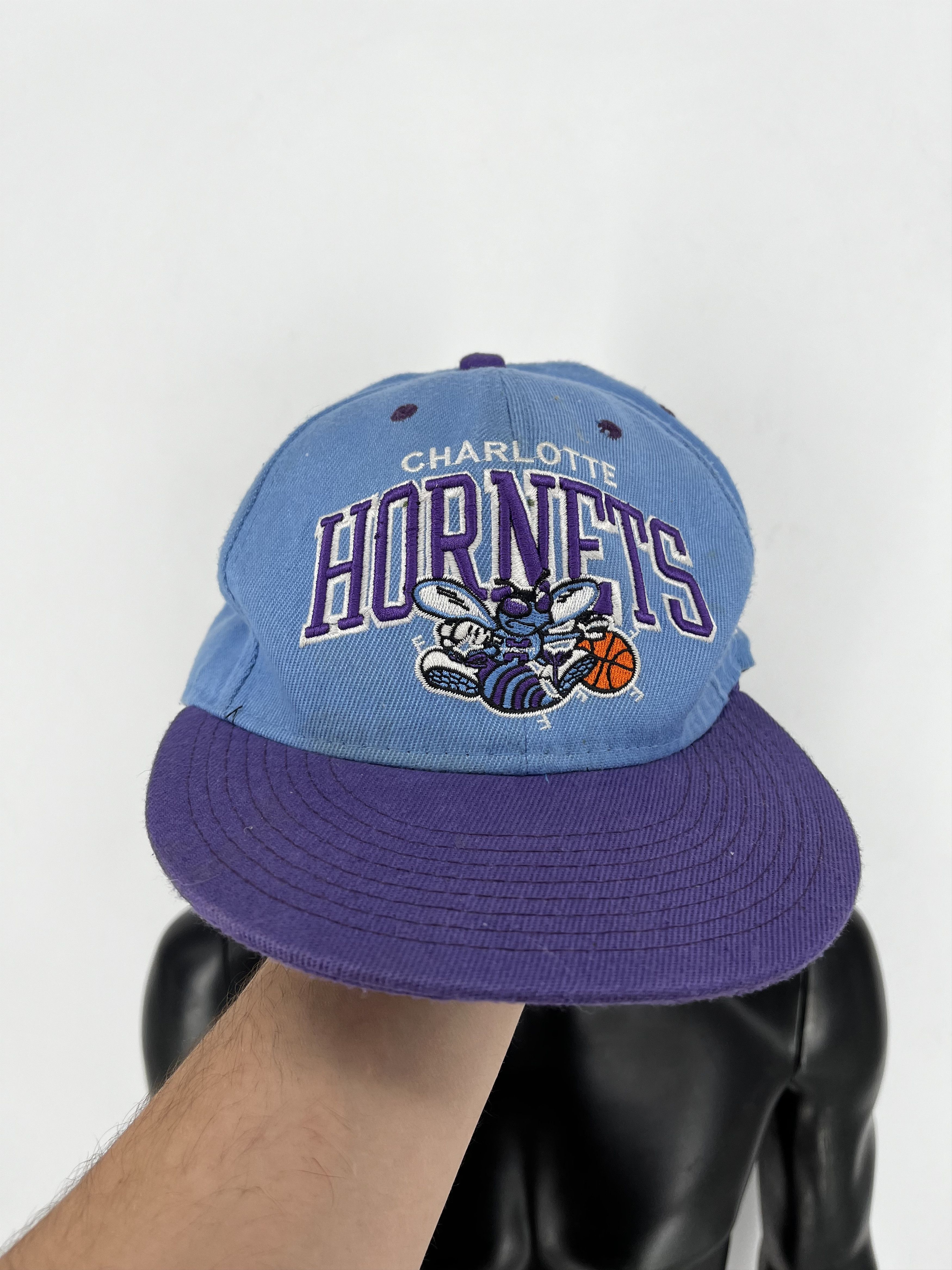 NBA NBA Charlotte Hornets Snapback Hat Adidas Retro Hardwood Size ONE SIZE - 2 Thumbnail