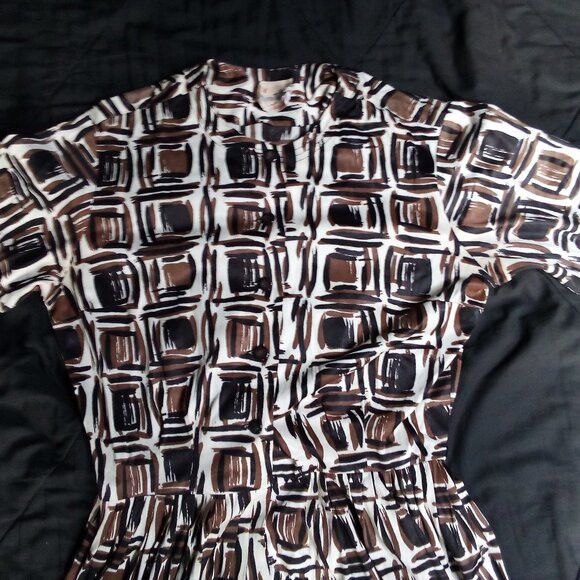 Other Claire Tiffany Traveler Abstract Pattern Dress Midi Size M / US 6-8 / IT 42-44 - 1 Thumbnail