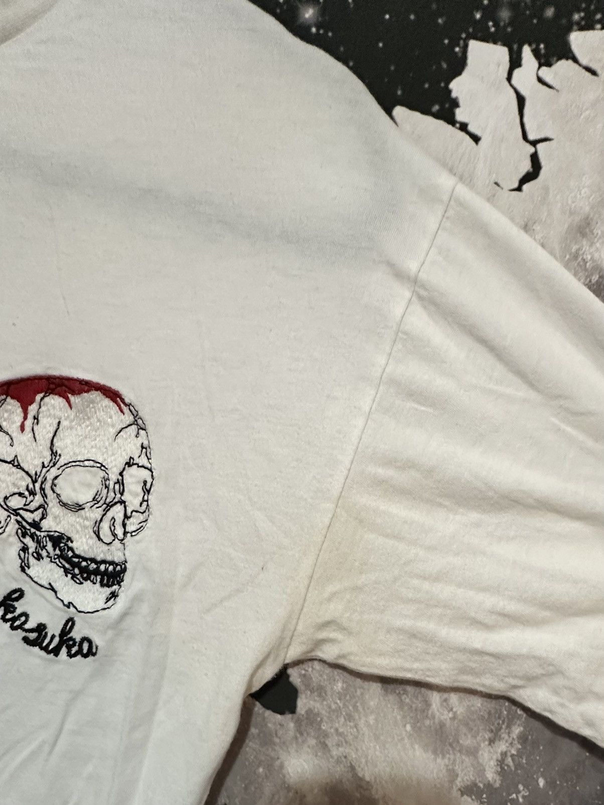 Zara Zara Man Yokosuka Japan Skull Shirt Size US S / EU 44-46 / 1 - 5 Thumbnail