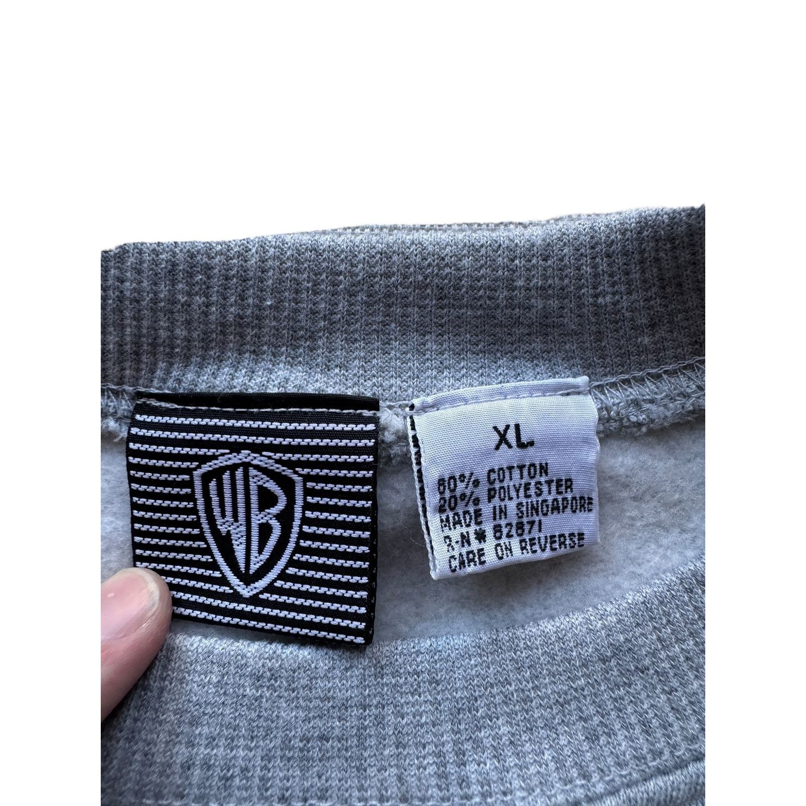 Warner Bros Bugs Bunny WB Crewneck SZ XL Size US XL / EU 56 / 4 - 3 Thumbnail