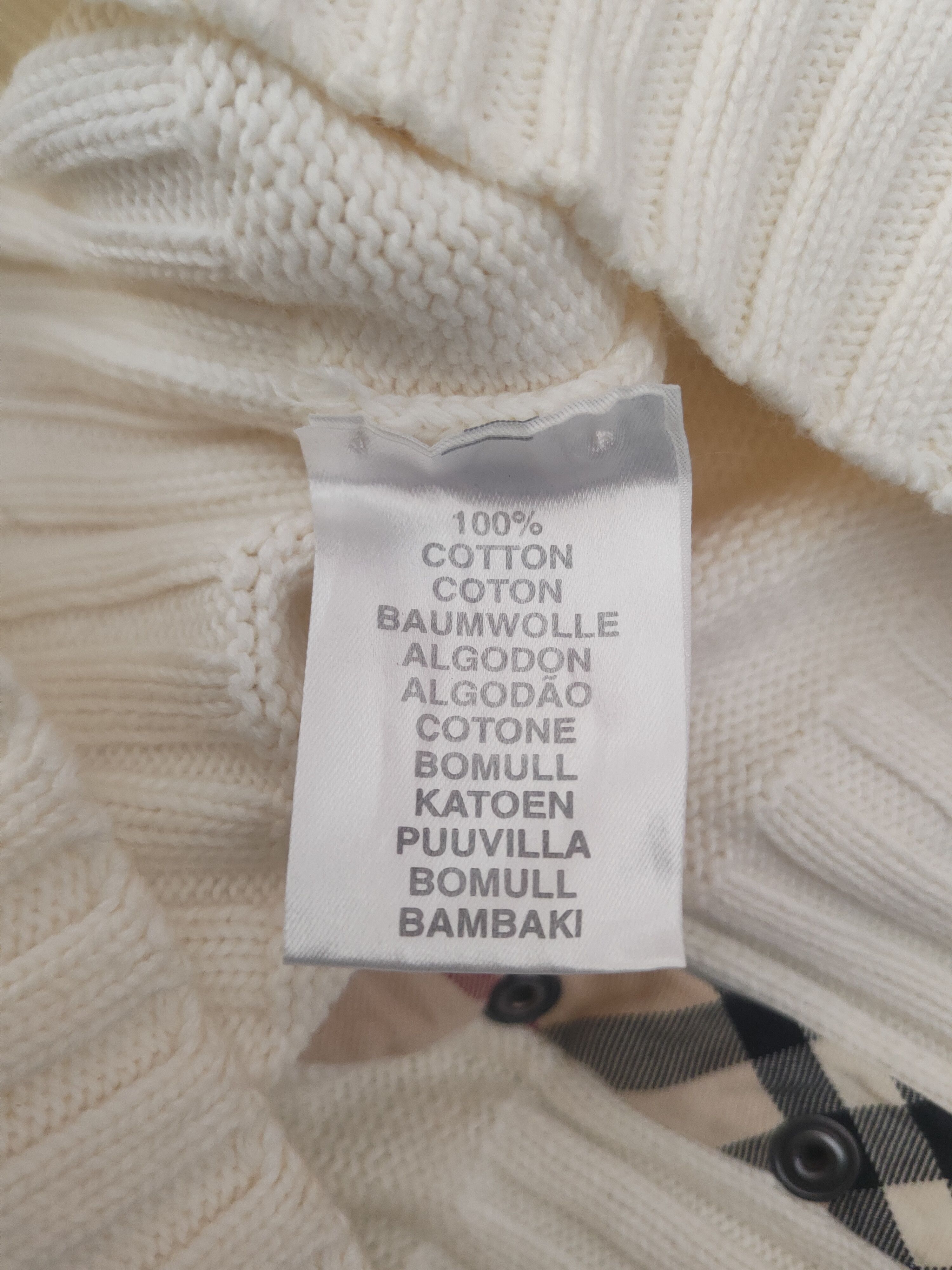Burberry DL Burberry White Sleeveless Knitwear Sweatshirts #46-609 Size S / US 4 / IT 40 - 11 Thumbnail