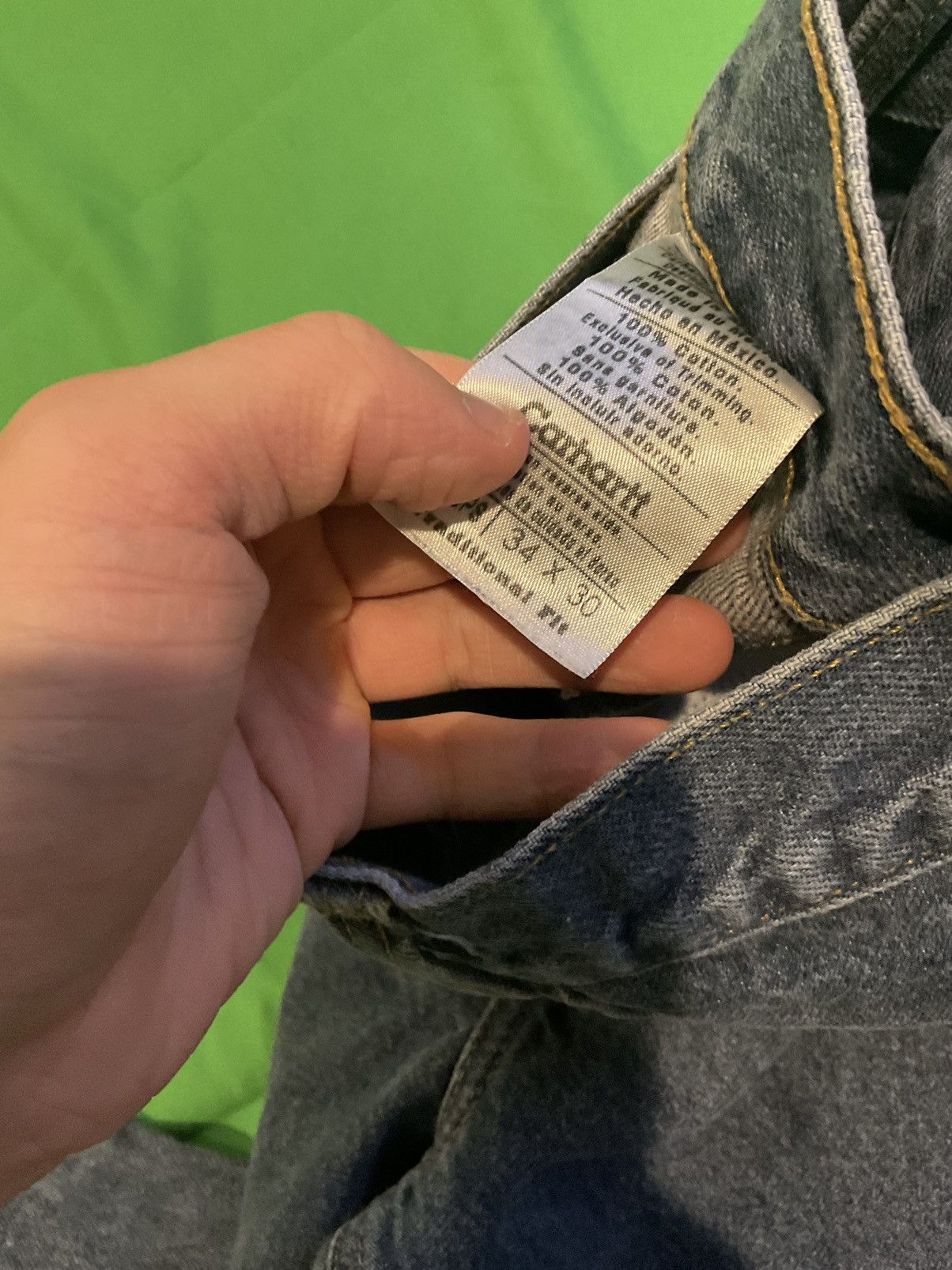 Carhartt × Vintage Vintage Dark wash Carhartt jeans Size US 34 / EU 50 - 2 Thumbnail