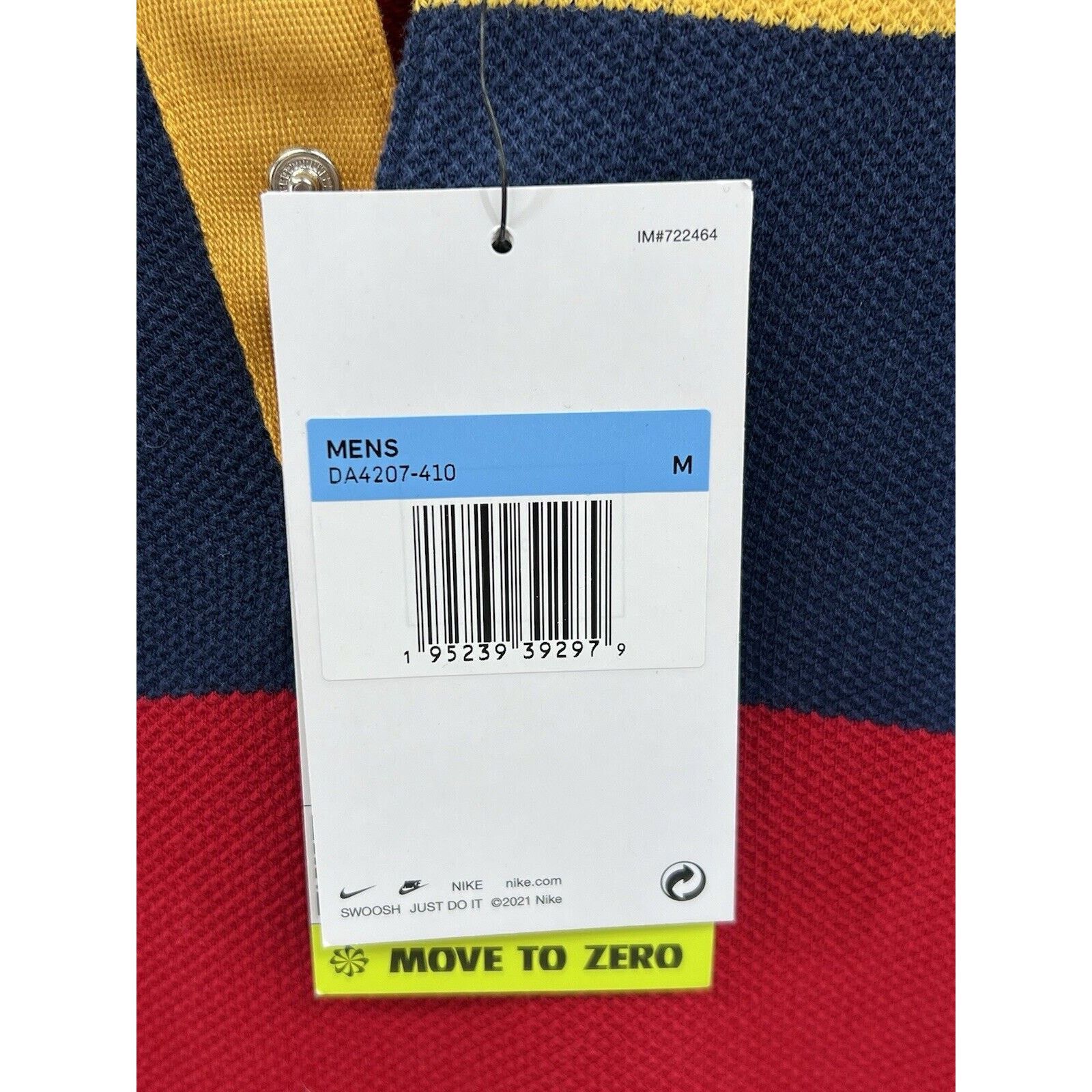 Nike Nike SB Striped Snap Longsleeve Organic Cotton DA4207-410 Size US M / EU 48-50 / 2 - 4 Thumbnail