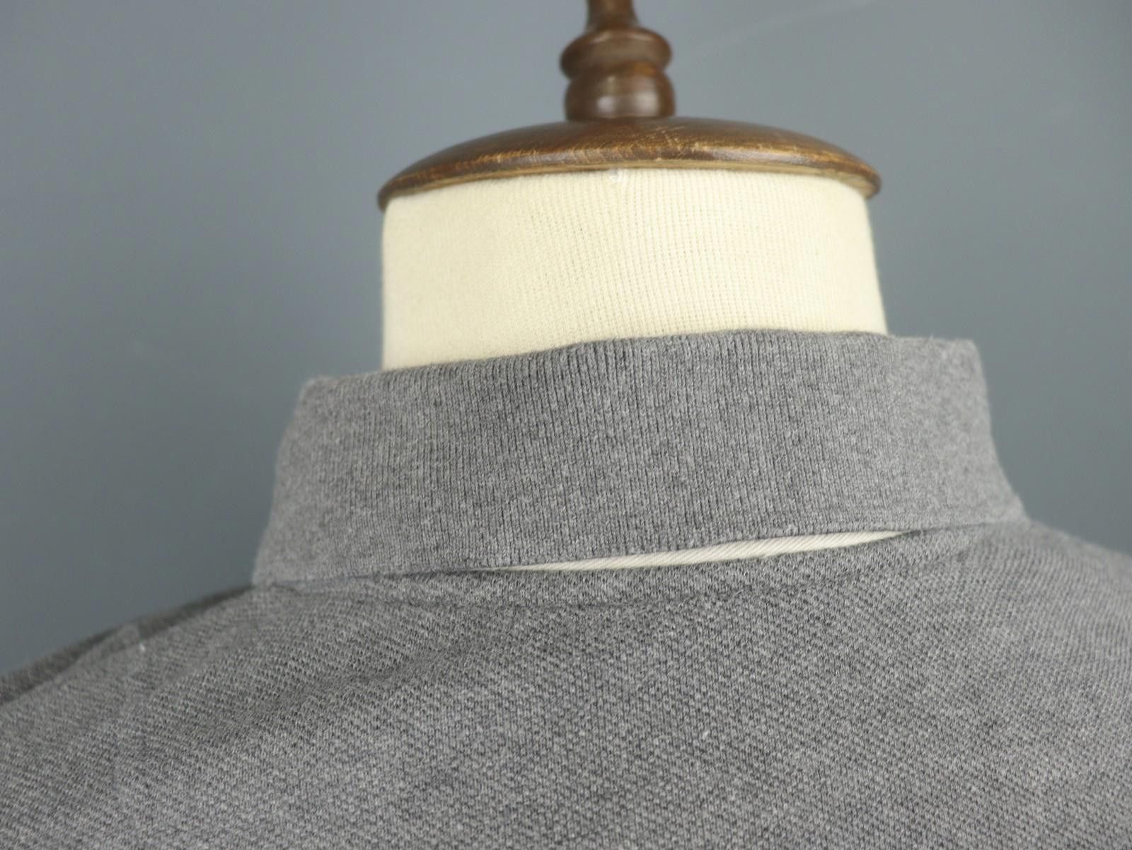 La Martina LA MARTINA Gray Cotton Collared Popover Polo Shirt Size L Size US L / EU 52-54 / 3 - 12 Thumbnail