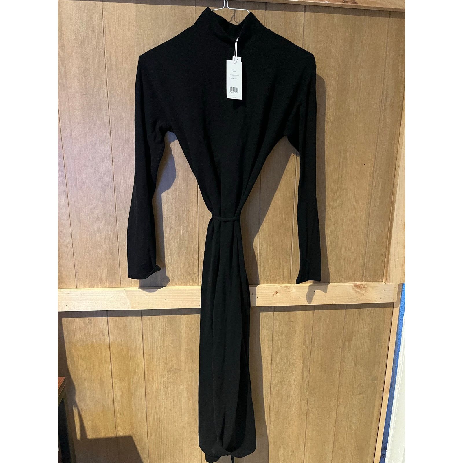 Vince Vince - Long Sleeve Mock Neck Knit Dress / M / Black / NWT Size M / US 6-8 / IT 42-44 - 2 Thumbnail