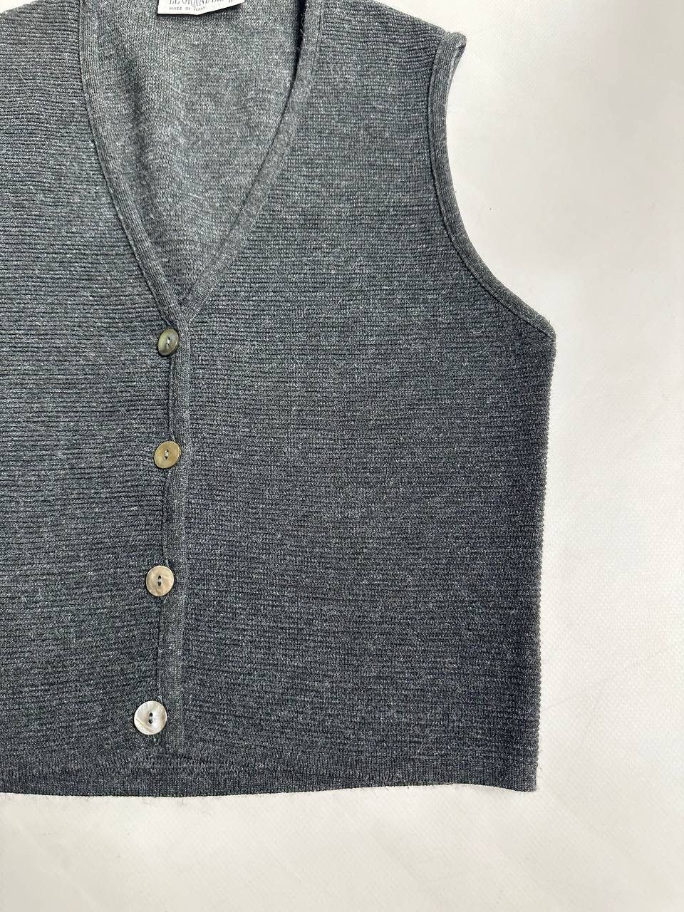 Le Grande Bleu (L.G.B.) Archive LGB Womens Cashmere Croped Cardigan Japanese Gothic Size S / US 4 / IT 40 - 3 Thumbnail