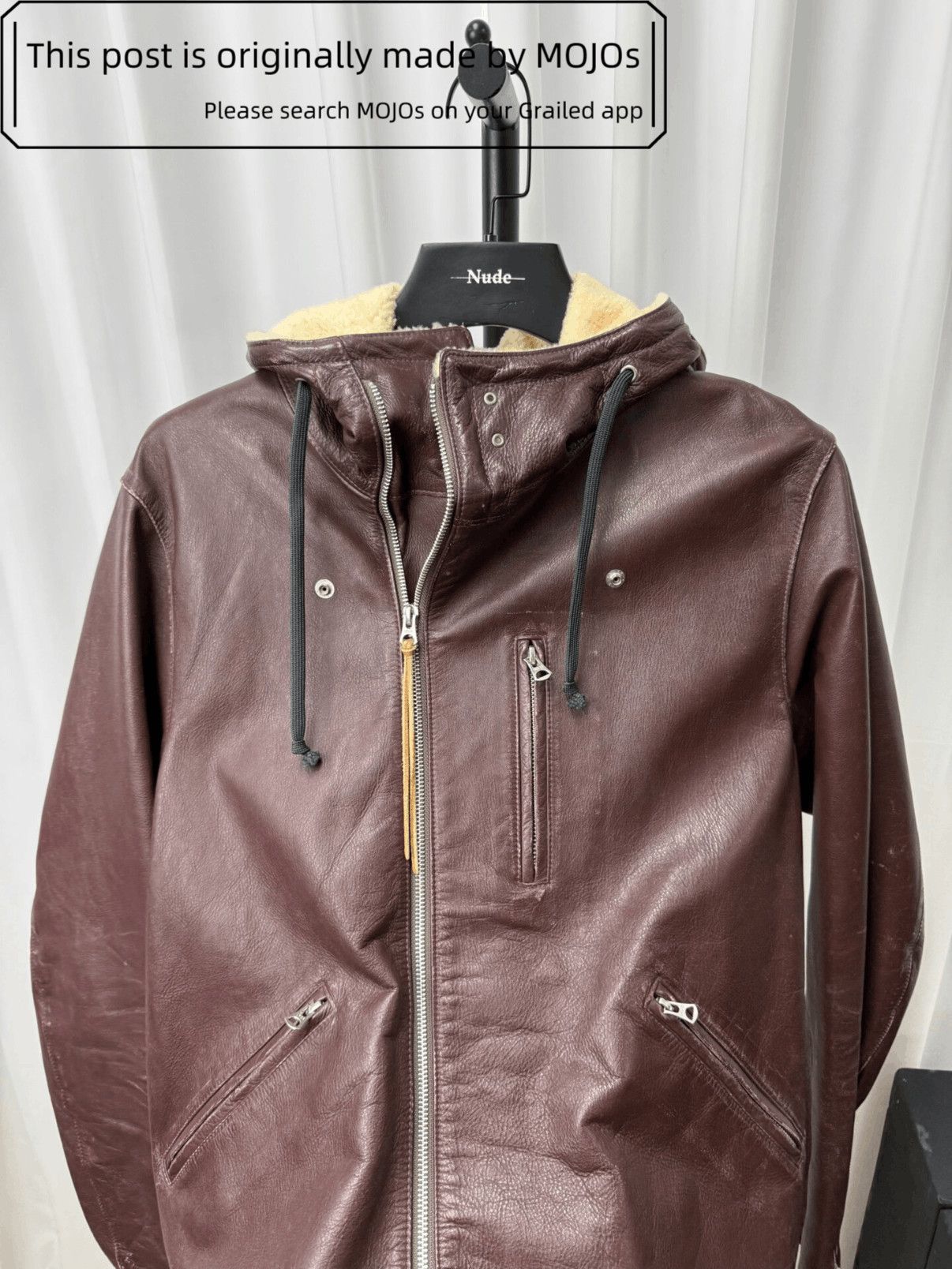 Undercover Sz 3 Undercover 10AW Leather Cross Zip Jacket mojos12132104 Size US L / EU 52-54 / 3 - 7 Thumbnail