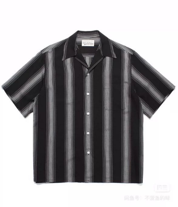 Wacko Maria wacko maria Striped open-collar shirt | Grailed Wacko Maria wacko maria Striped open-collar shirt | Grailed