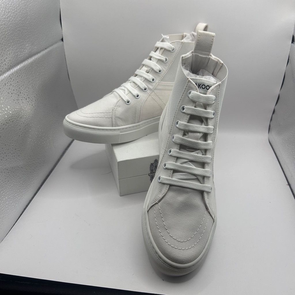 THAKOON Women's Thakoon hi top Sneakers, White, Size 37 Size US 7 / IT 37 - 12 Thumbnail