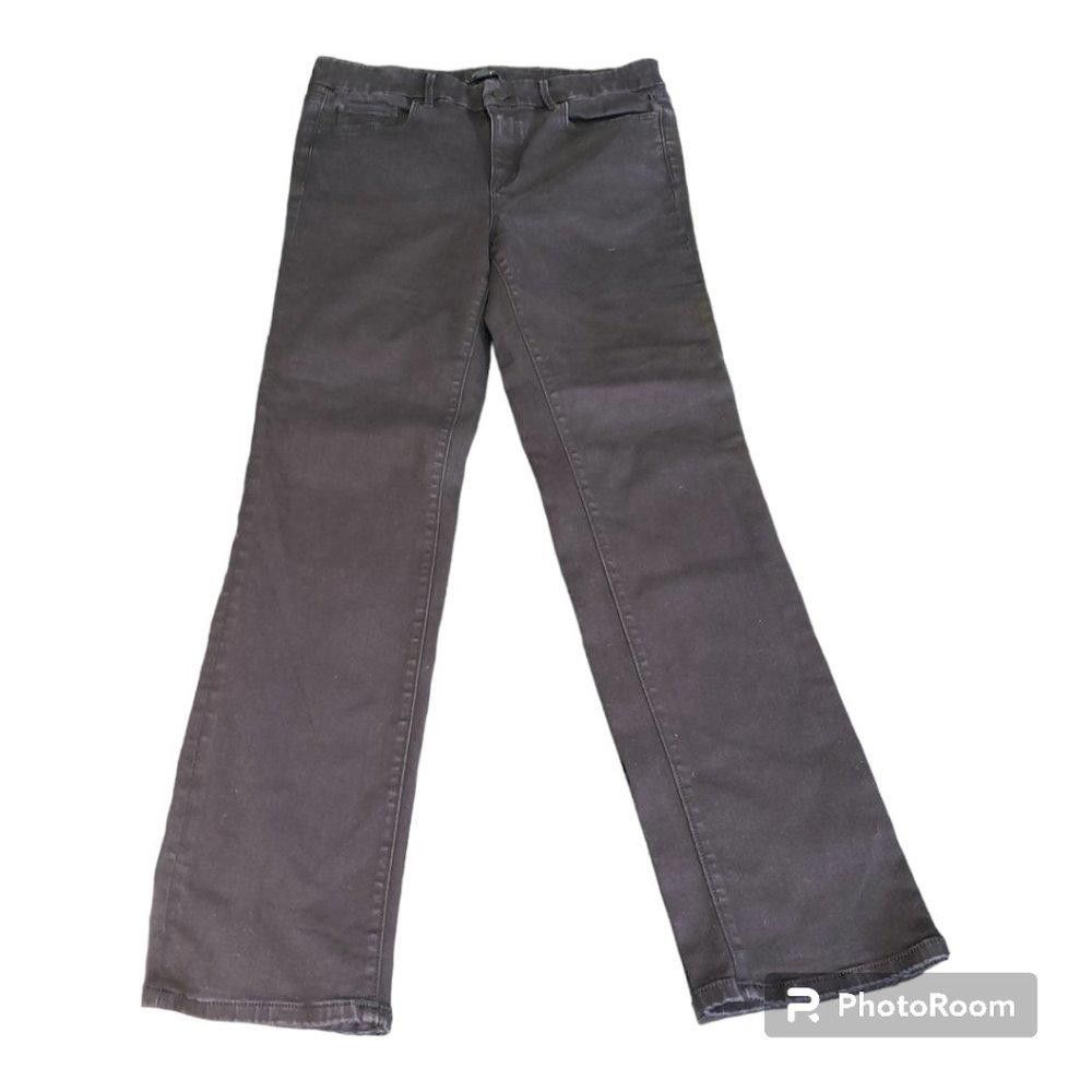 Ann Taylor CT681 Ann Taylor Ladies Straight Cut Jeans 12 Size 34" / US 12 / IT 48 - 1 Thumbnail