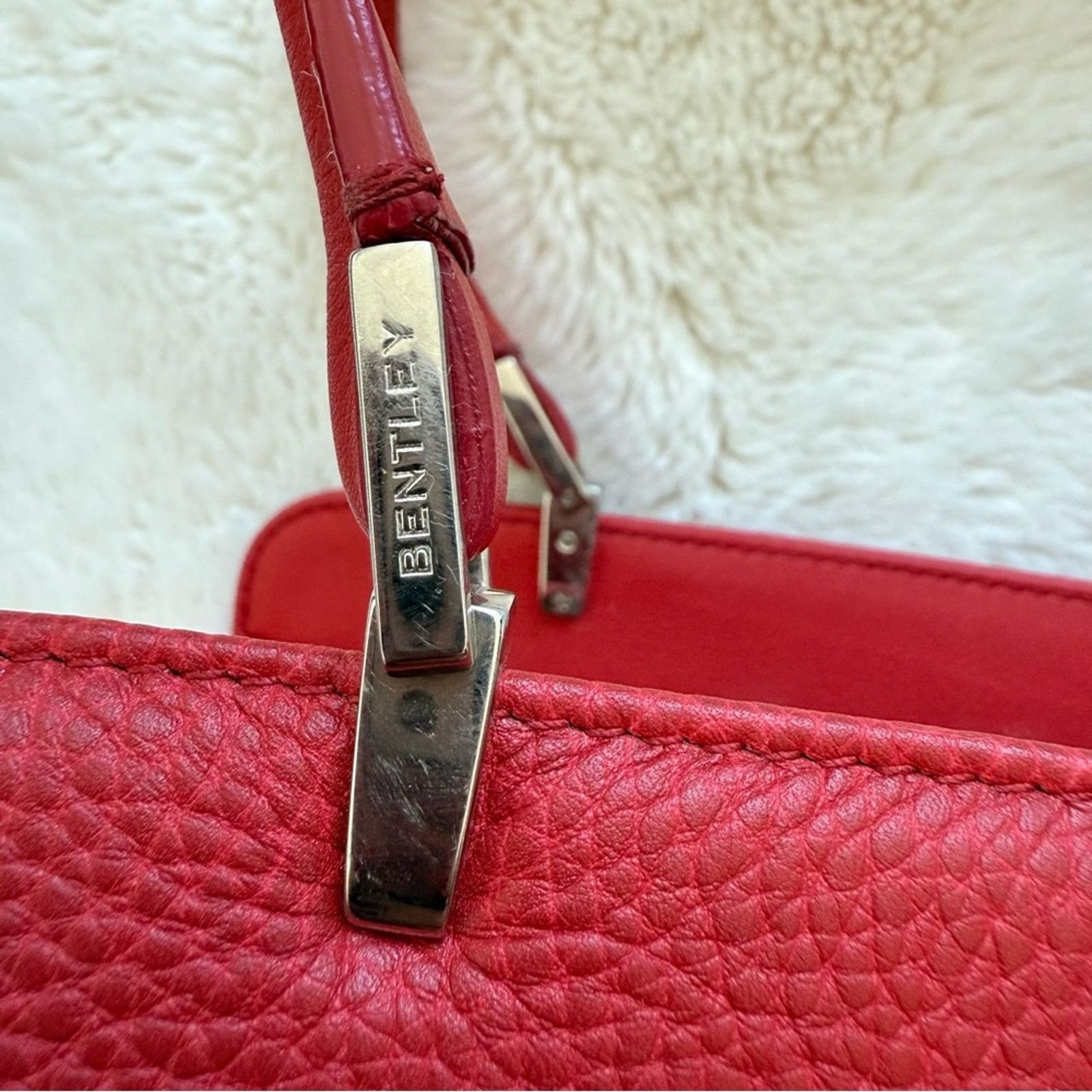 Bentley Bentley women shoulder handle red bag Authentic Size ONE SIZE - 3 Thumbnail