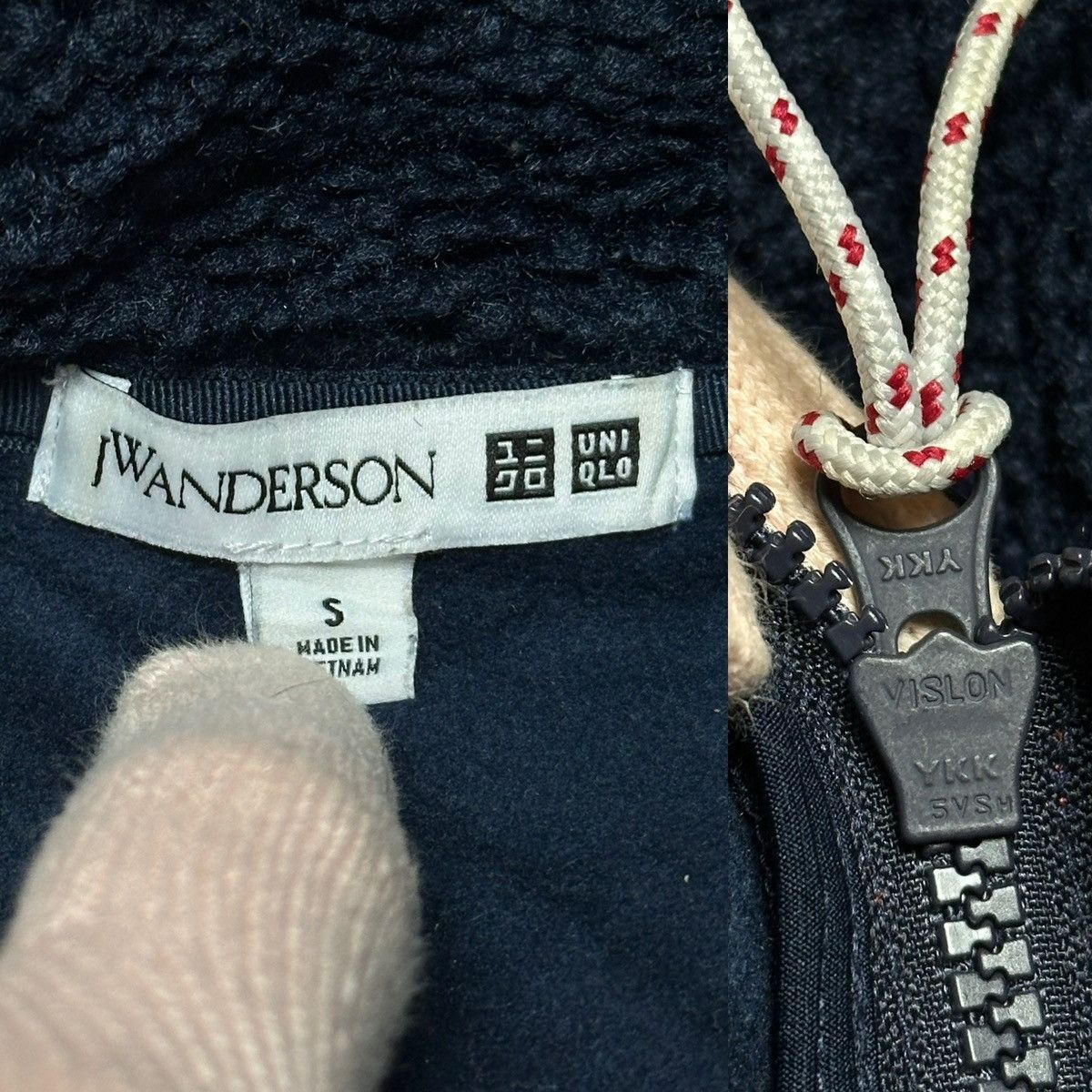 Japanese Brand JW Anderson x Uniqlo Full Zip Deep Pile Fleece Jacket Size US S / EU 44-46 / 1 - 10 Thumbnail