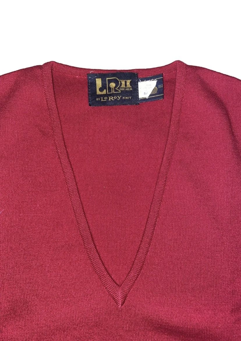 Other Vintage LR II LeRoy 100% Wool Mens Sweater Vest Burgundy M Size US M / EU 48-50 / 2 - 3 Thumbnail